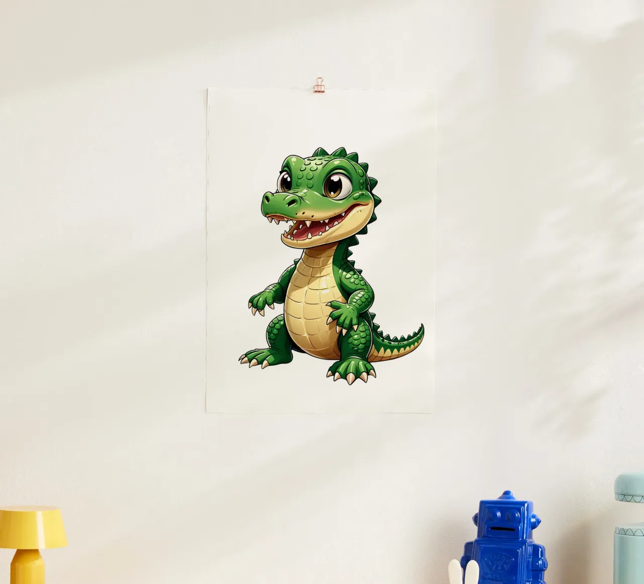 Coccodrillo, Nonna Coccodrillo poster da Tierisch bunt by LK