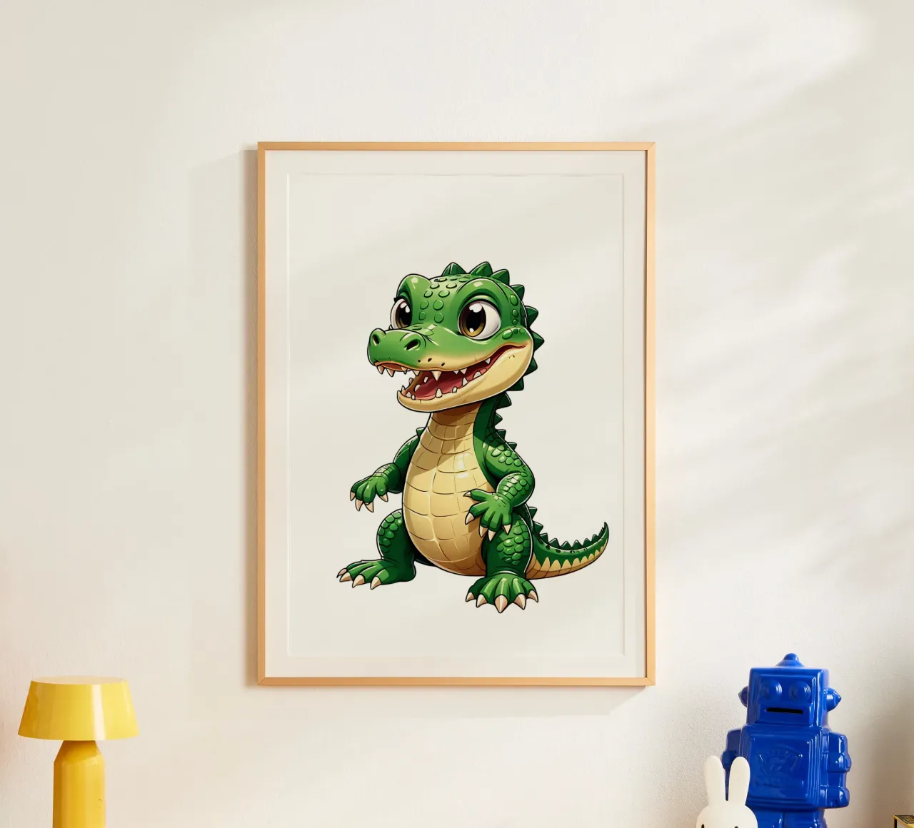 Coccodrillo, Nonna Coccodrillo poster da Tierisch bunt by LK