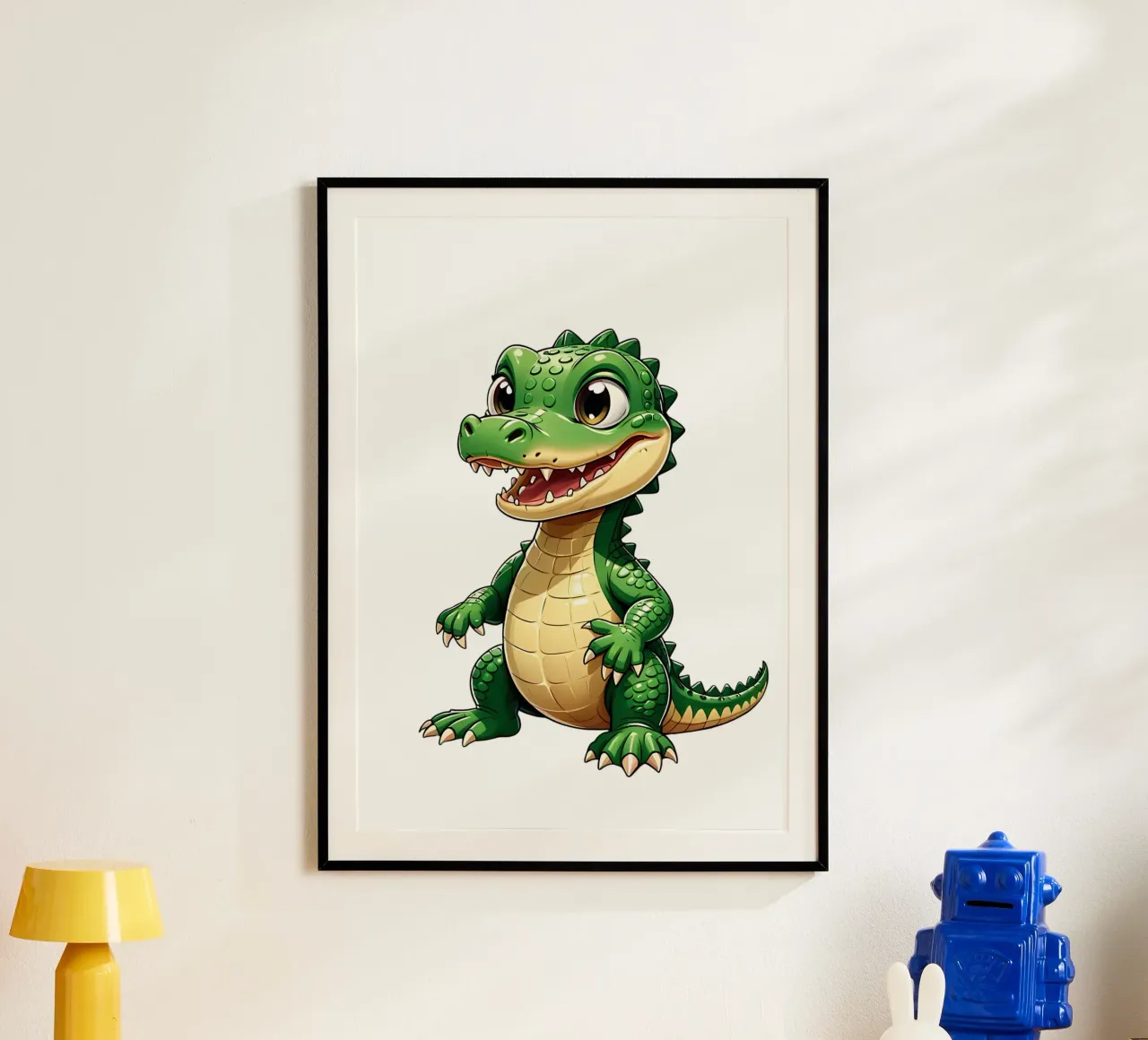 Coccodrillo, Nonna Coccodrillo poster da Tierisch bunt by LK