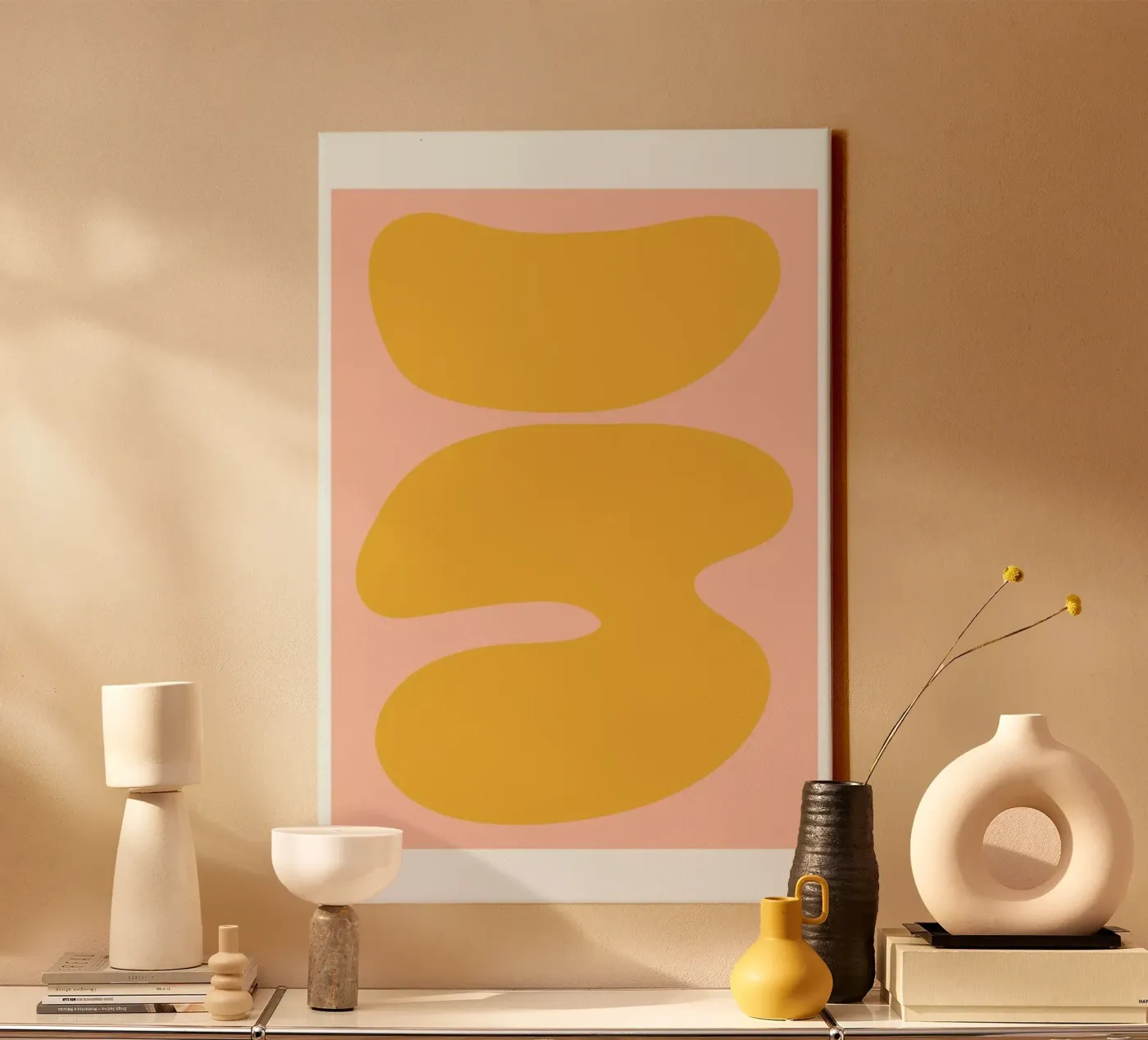 Two Colors 2 canvas by Mottos by Sinan Saydik