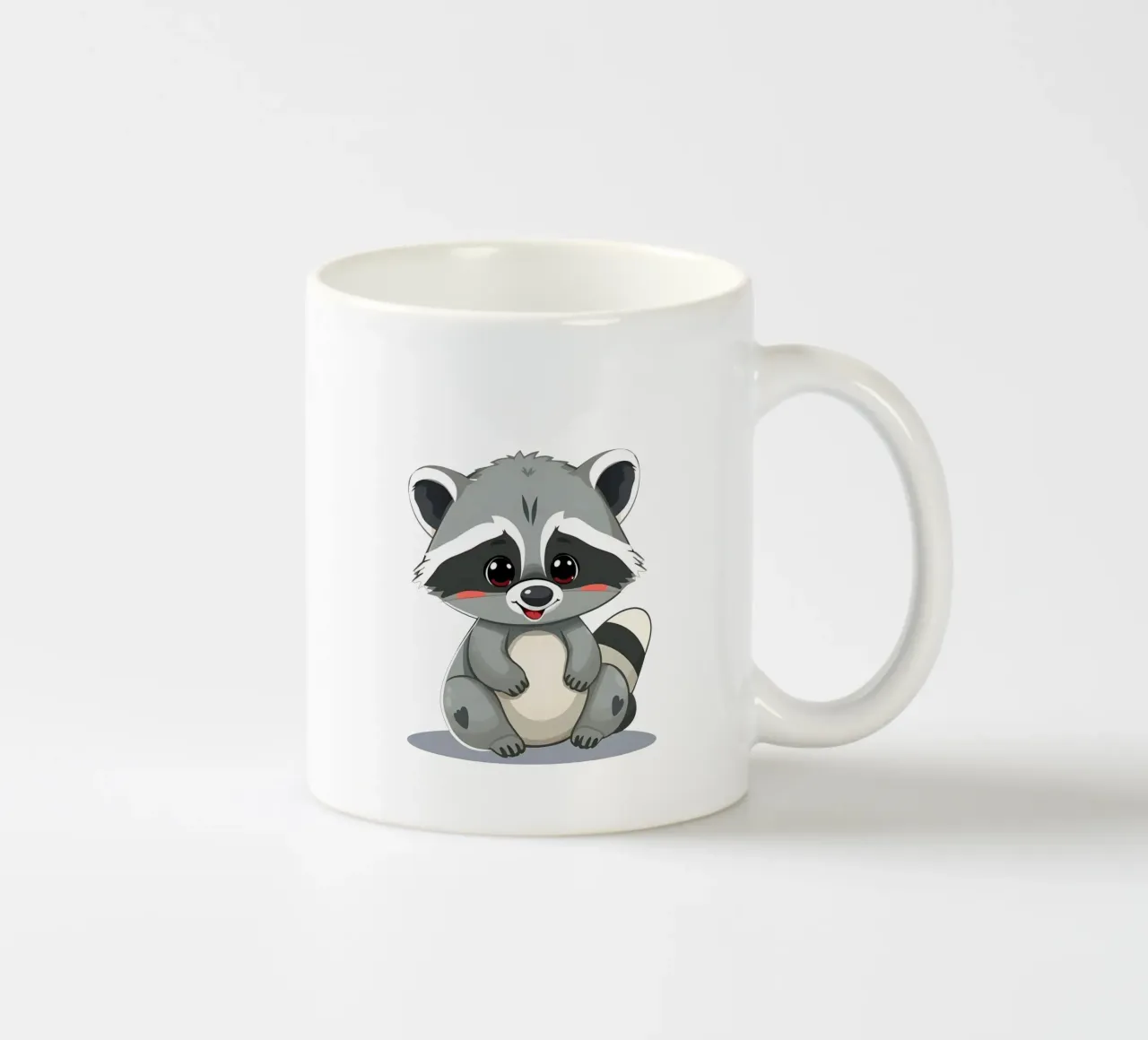 Procione, cucciolo di procione tazza in ceramica da Tierisch bunt by LK