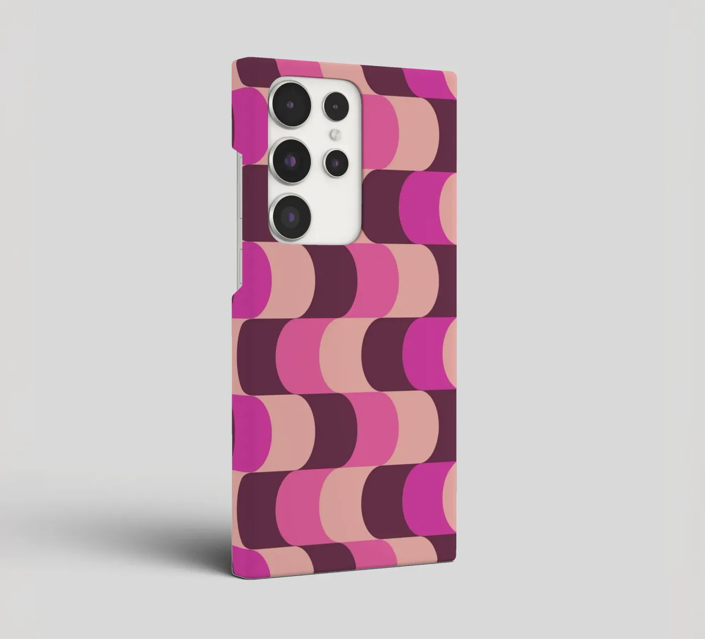 Retro Waves Pink Pattern cover samsung da Studio Vibe