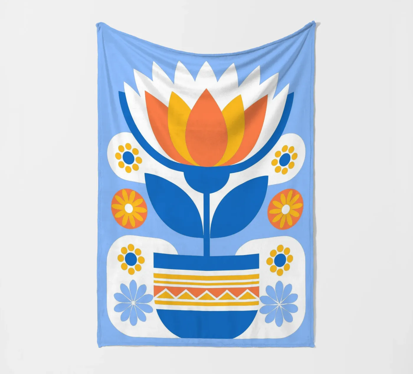 Flower Pot Fleecedecke von FLOWER PLACE SHOP