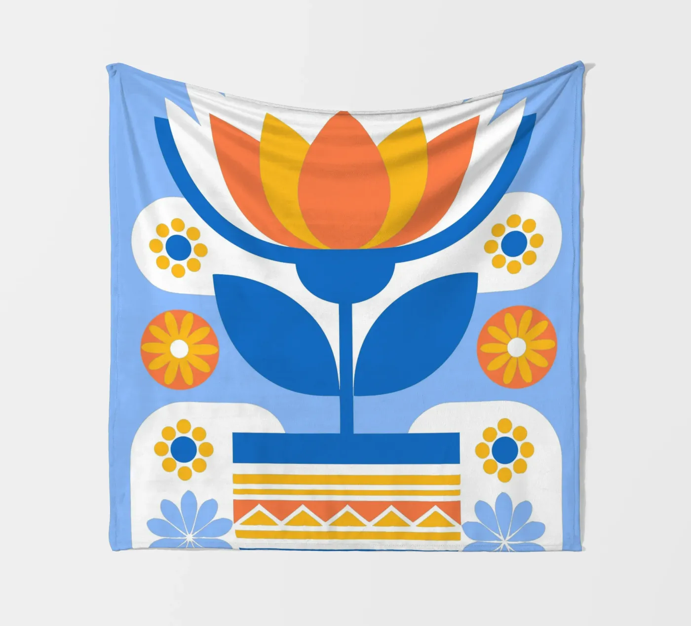 Flower Pot Fleecedecke von FLOWER PLACE SHOP