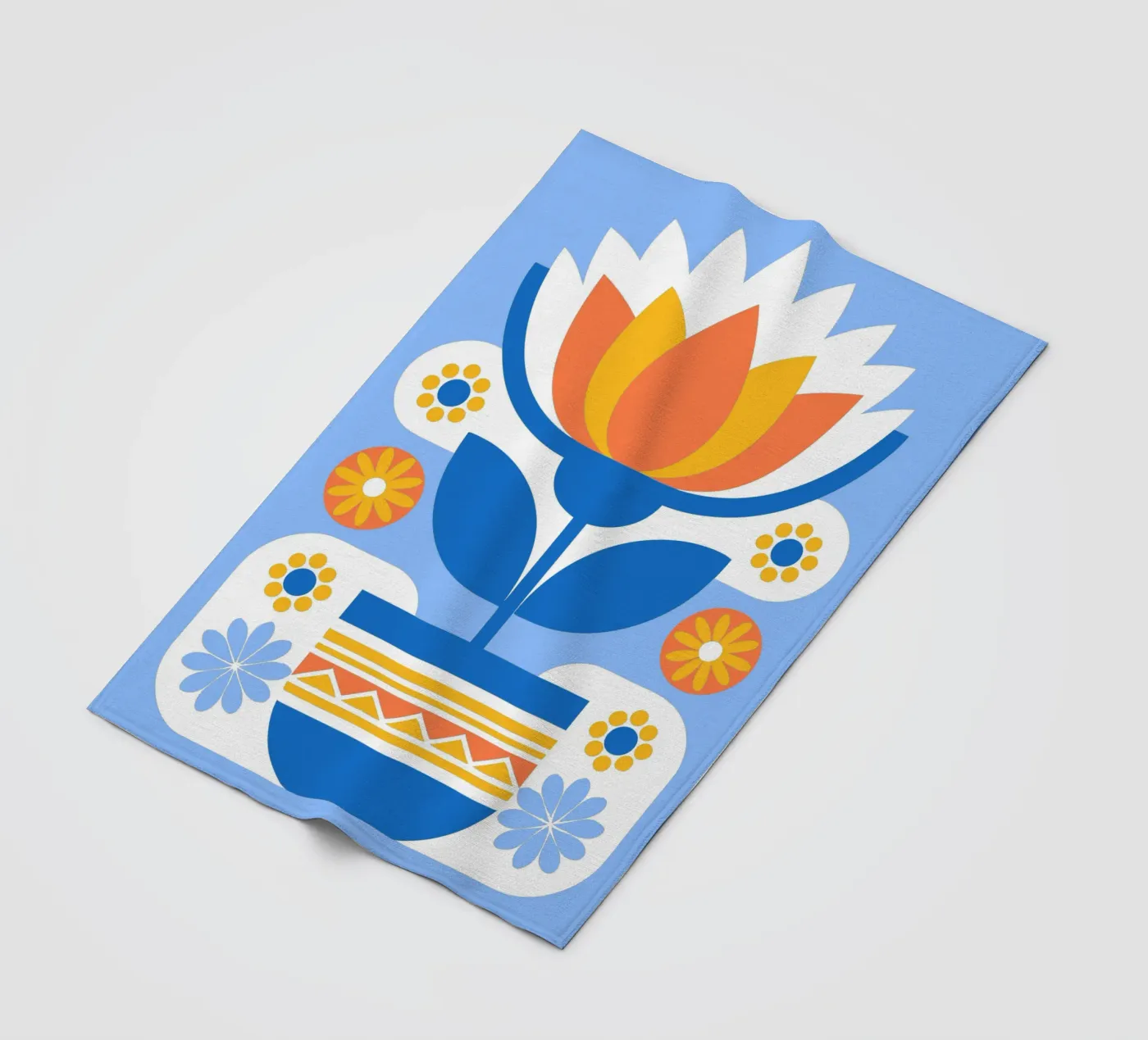 Flower Pot Fleecedecke von FLOWER PLACE SHOP