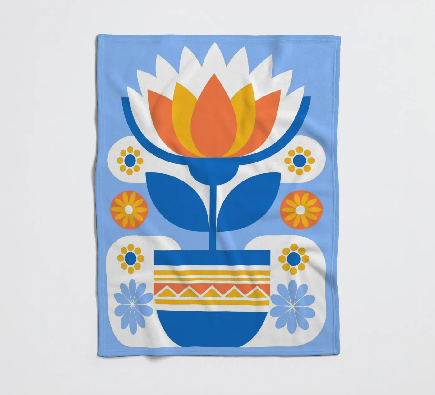 Flower Pot Fleecedecke von FLOWER PLACE SHOP