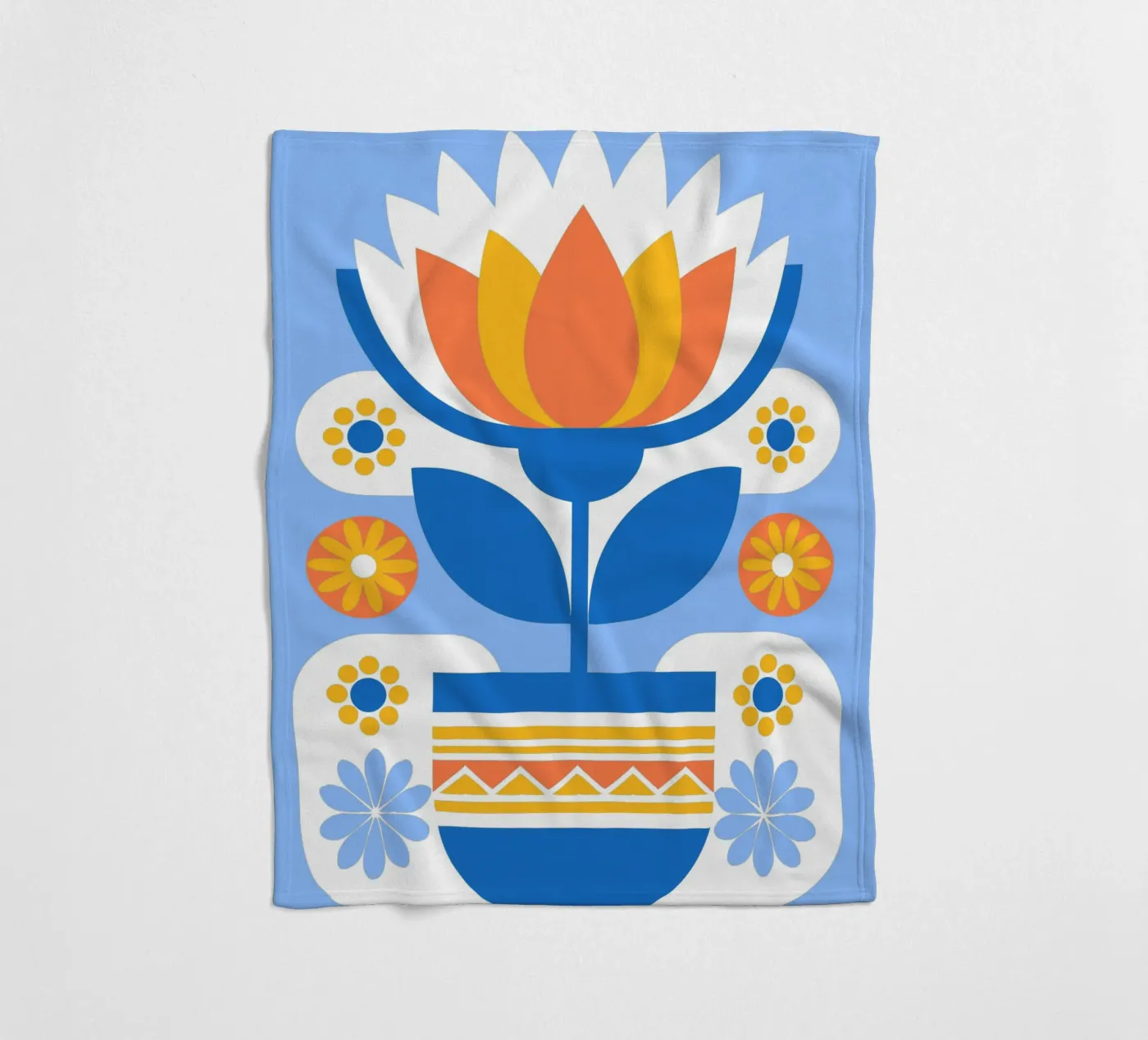 Flower Pot Fleecedecke von FLOWER PLACE SHOP