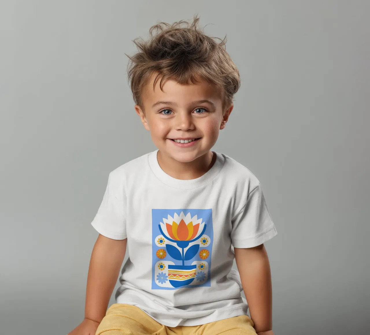 Blumentopf Kinder T-Shirt von FLOWER PLACE SHOP