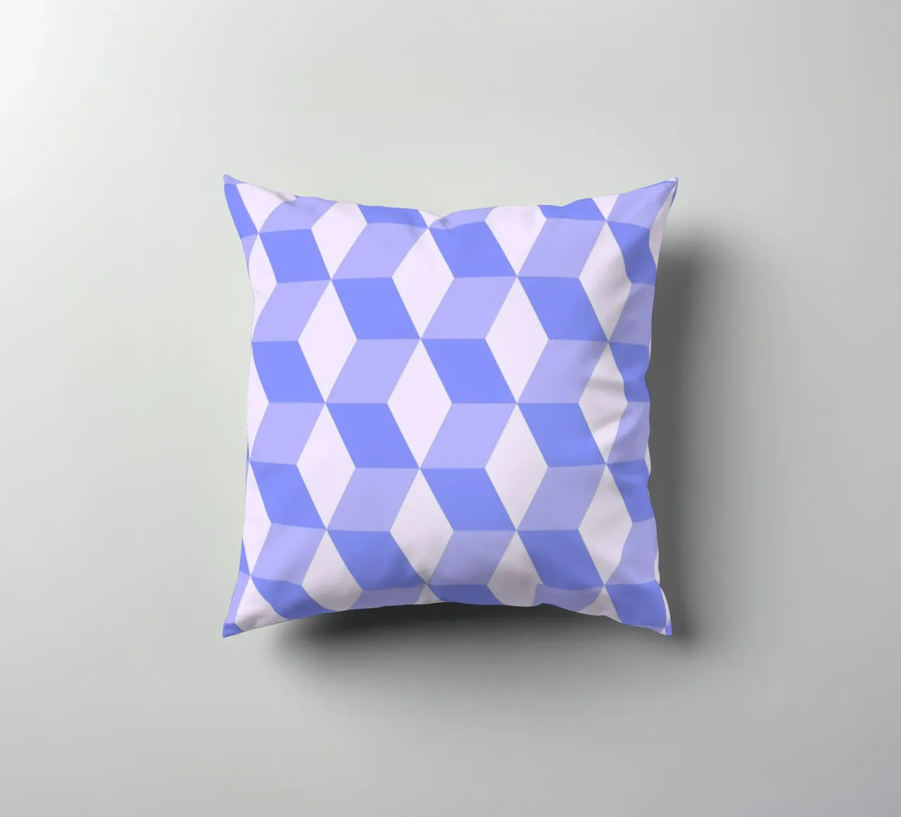 Isometric Bauhaus Pattern decorative cushion by Studio Vibe