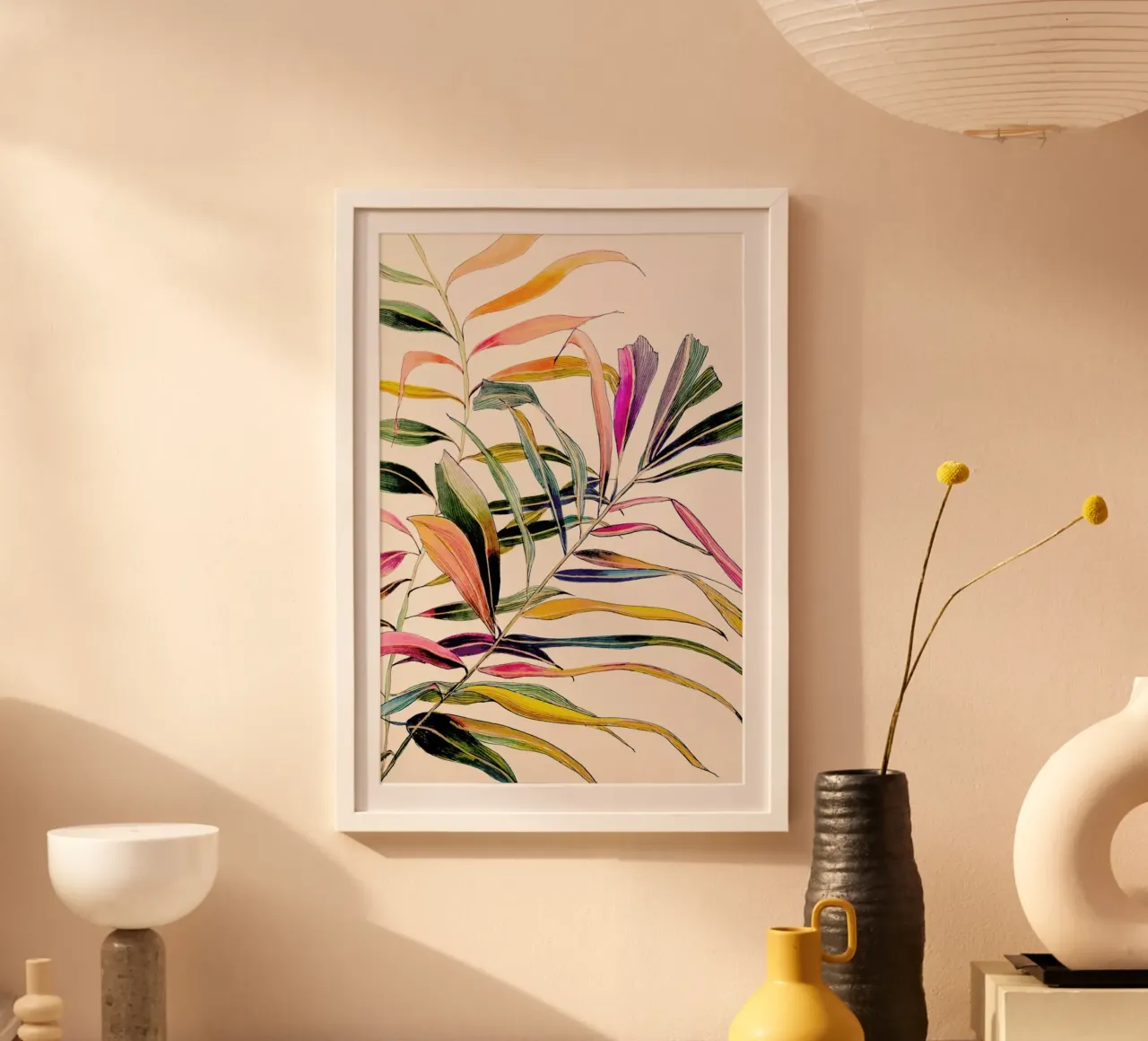 Palm poster con telaio in alluminio da Leigh Viner