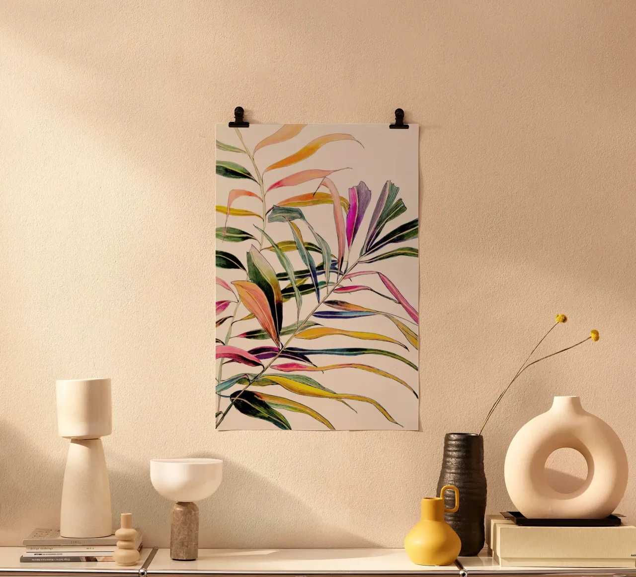 Palm poster con telaio in alluminio da Leigh Viner
