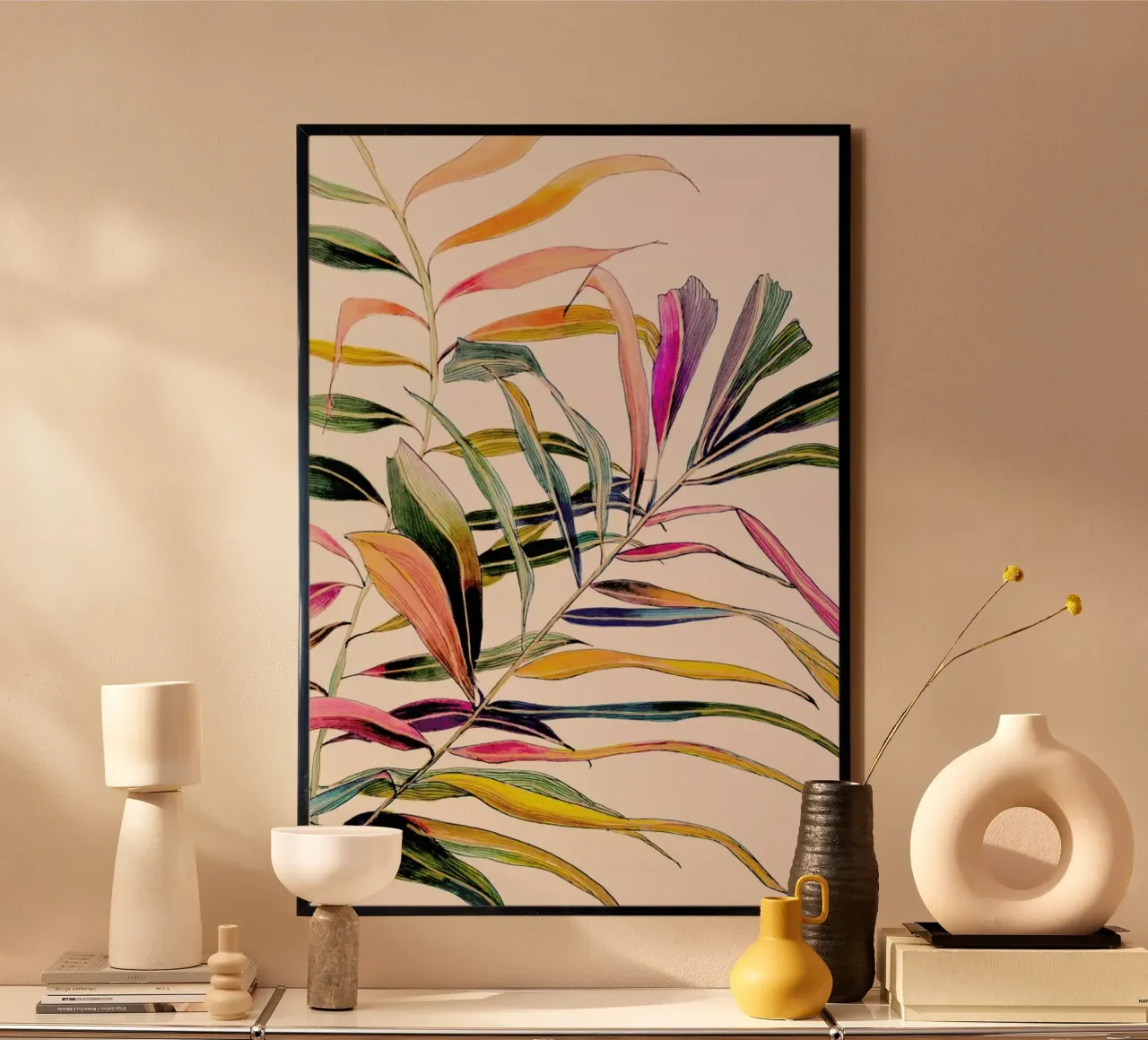 Palm poster con telaio in alluminio da Leigh Viner