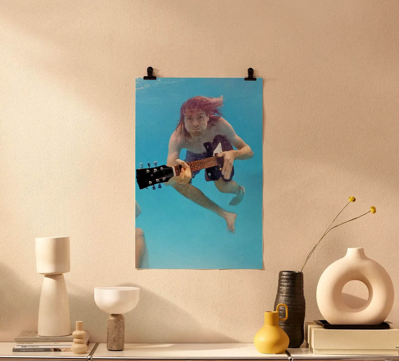 Kurt Subacqueo poster con telaio in legno da HUMMERSONIC