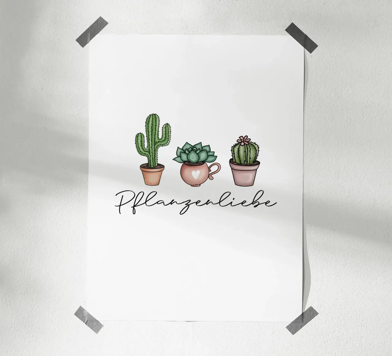 Pflanzenliebe 2.0 poster da zeitfuerkrimsundkrams