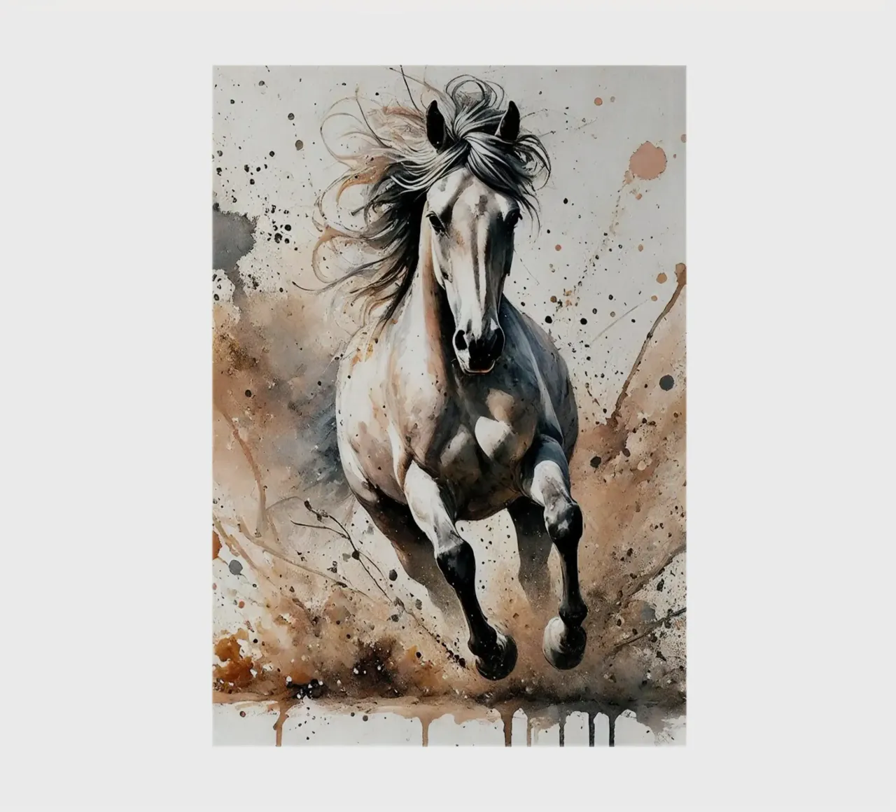 Galloping Horse Splendor notebook by Chromatic Fusion Studio