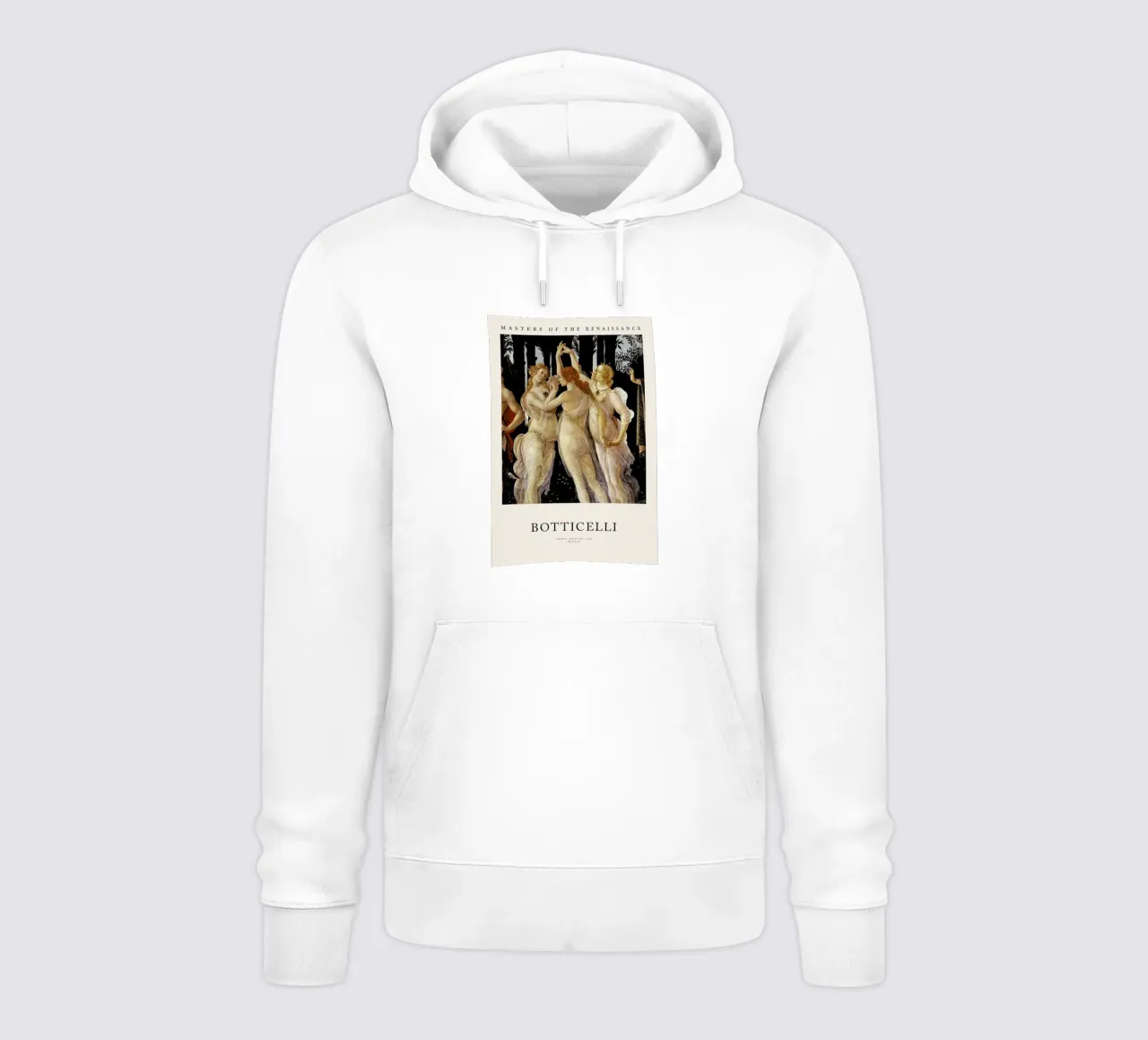 Botticelli - Three Graces felpa con cappuccio da Vintage by JUNIQE