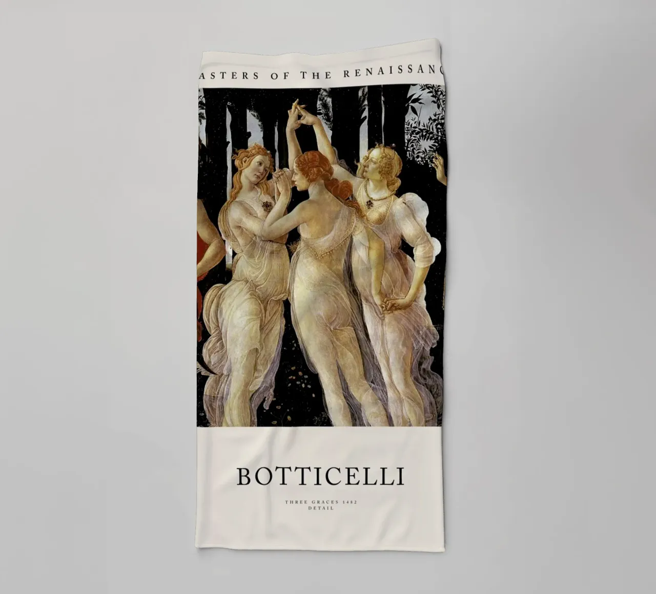 Botticelli - Three Graces asciugamano da bagno da Vintage by JUNIQE