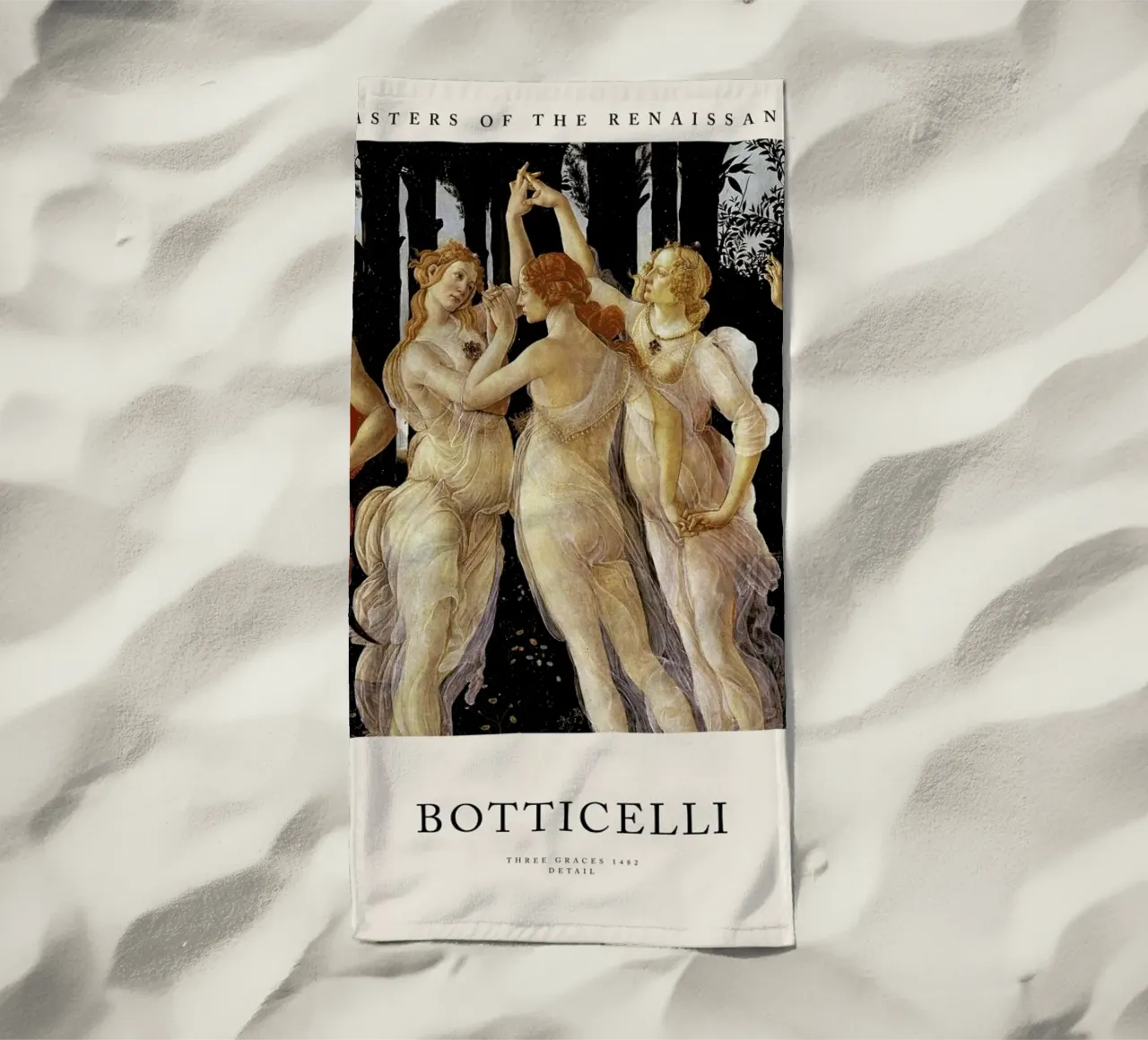 Botticelli - Three Graces telo mare da Vintage by JUNIQE