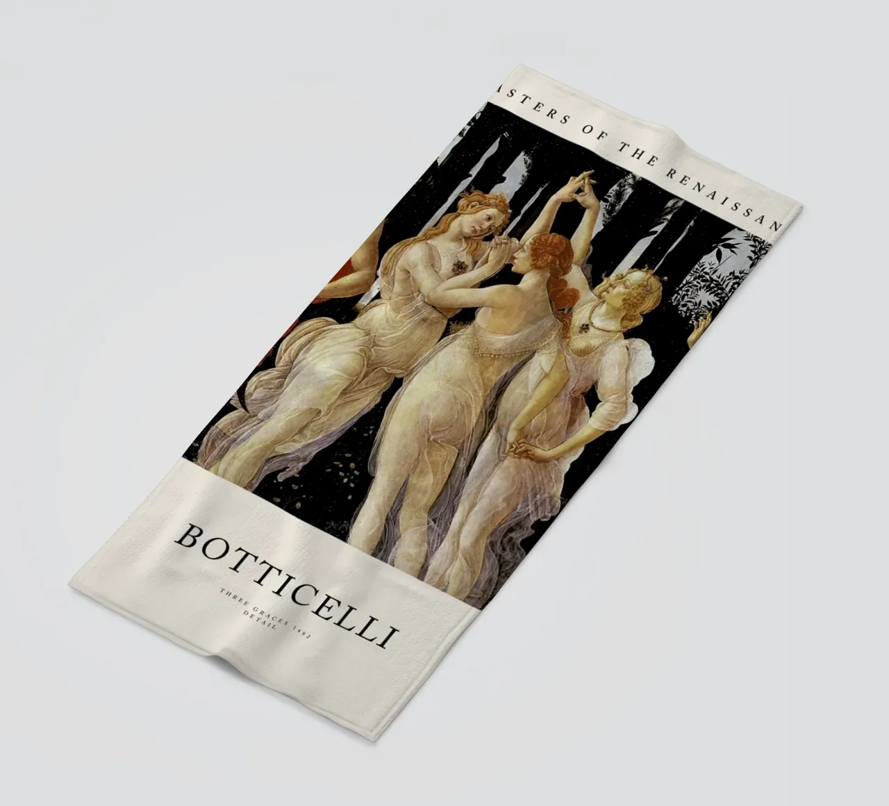 Botticelli - Three Graces telo mare da Vintage by JUNIQE