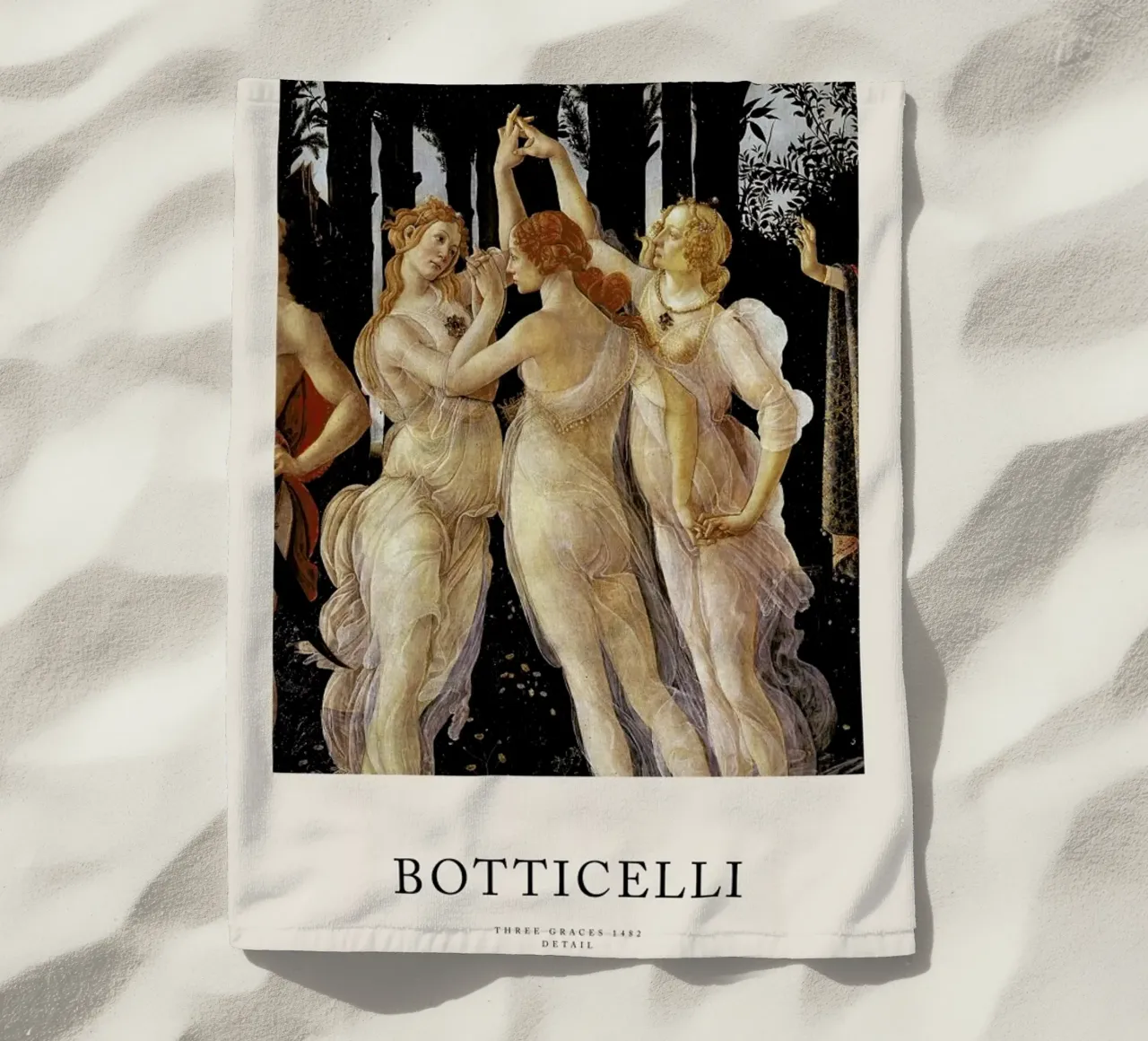 Botticelli - Three Graces telo mare da Vintage by JUNIQE