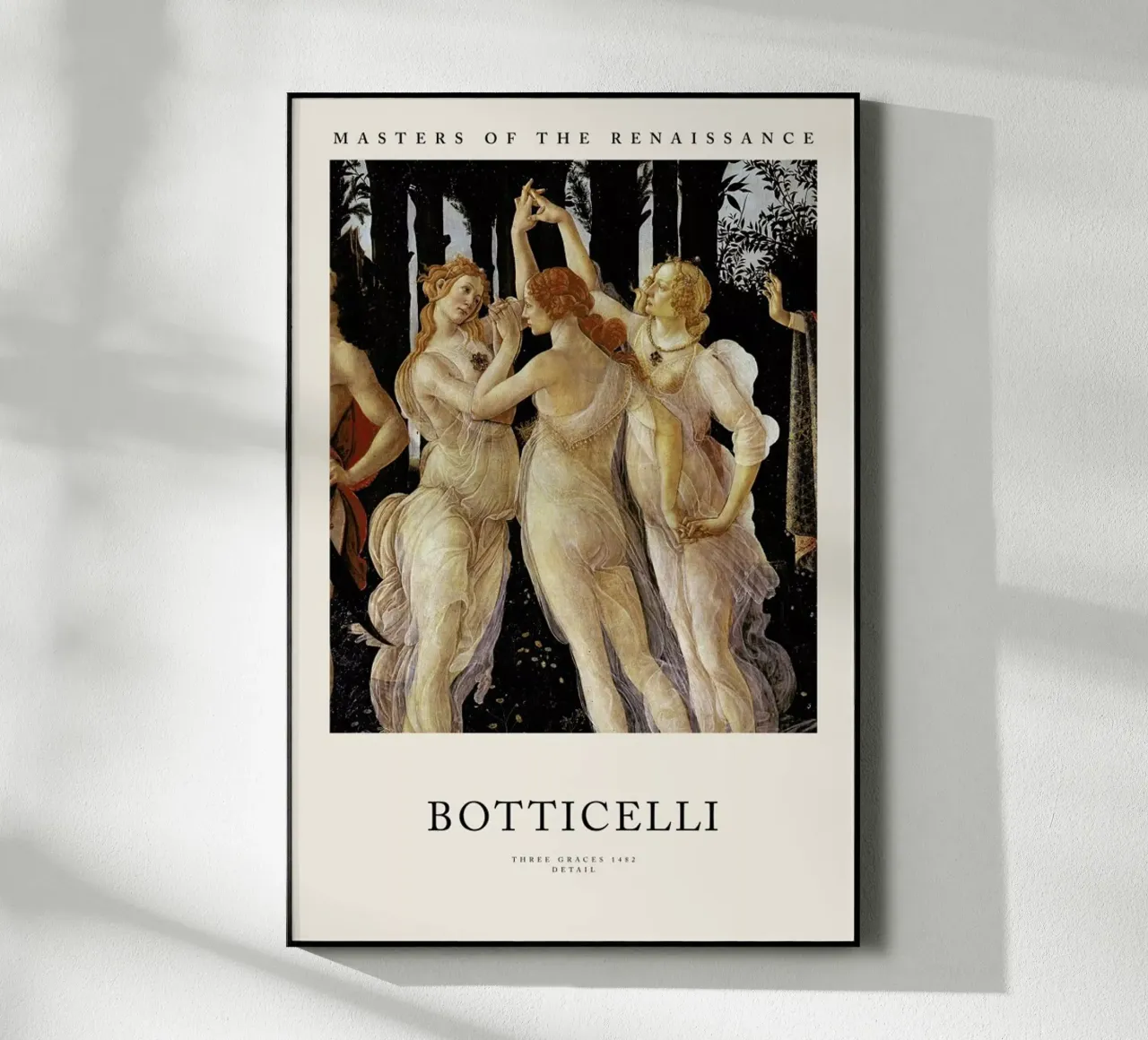 Botticelli - Three Graces plexiglass da Vintage by JUNIQE