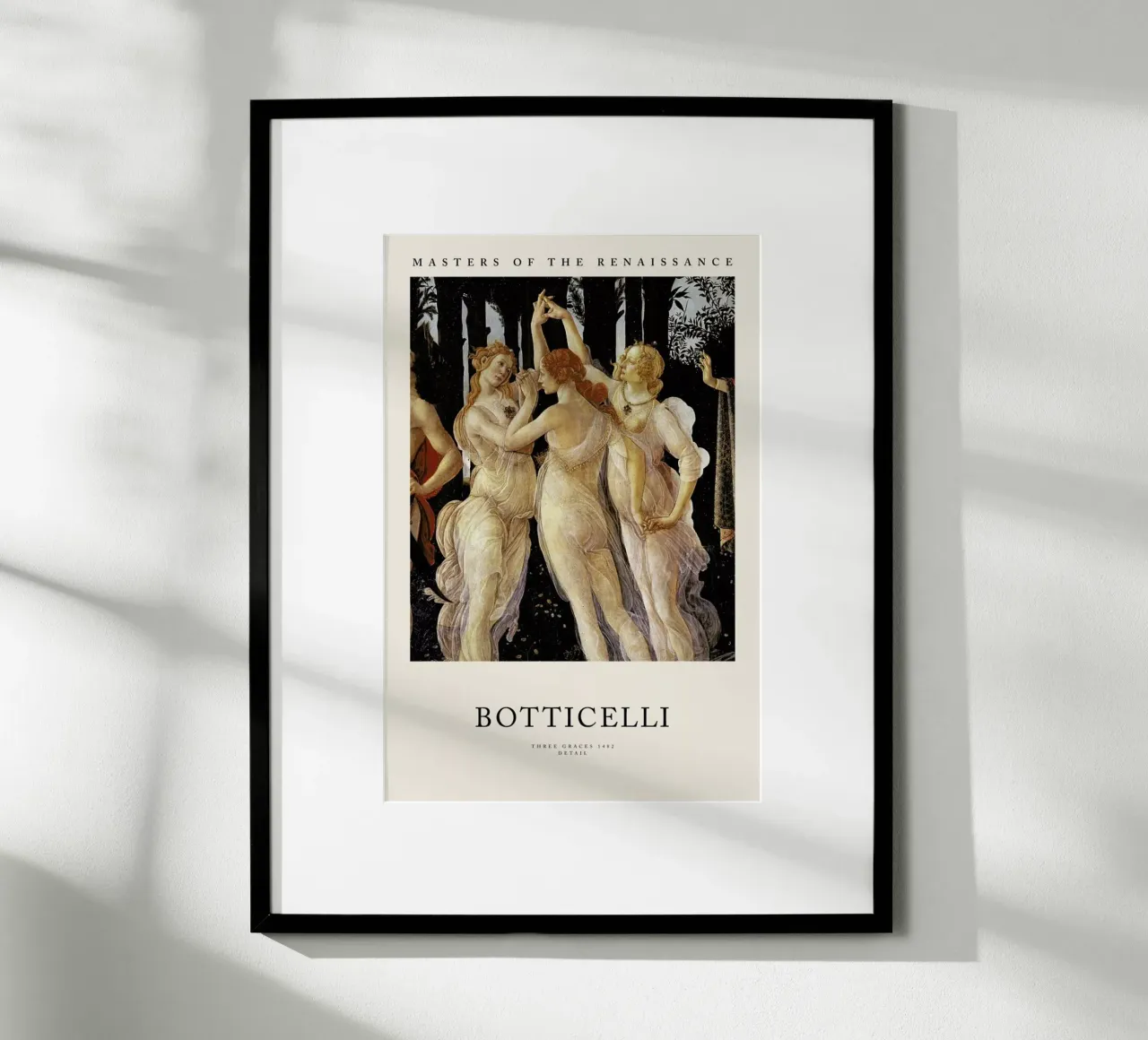 Botticelli - Three Graces poster da Vintage by JUNIQE