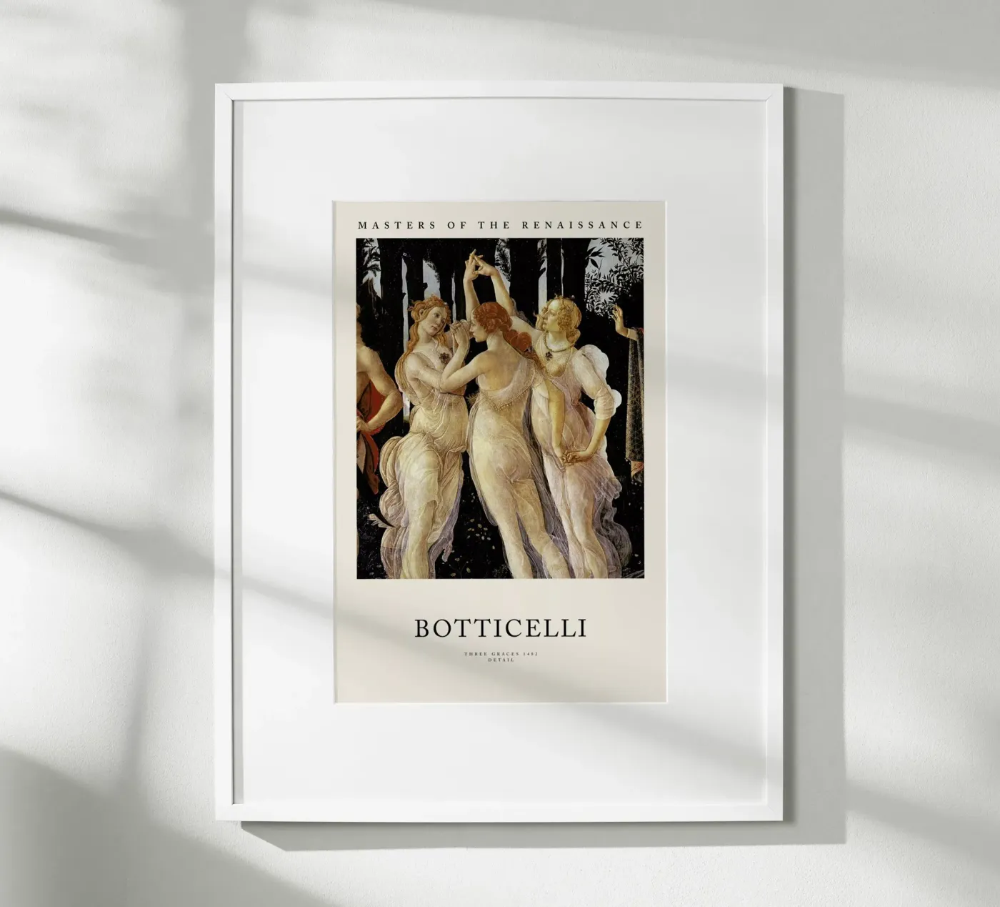 Botticelli - Three Graces poster da Vintage by JUNIQE