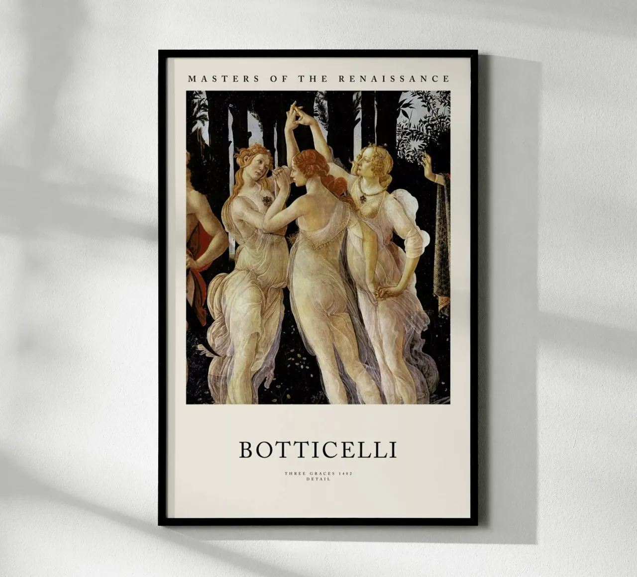 Botticelli - Three Graces carta hahnemühle da Vintage by JUNIQE