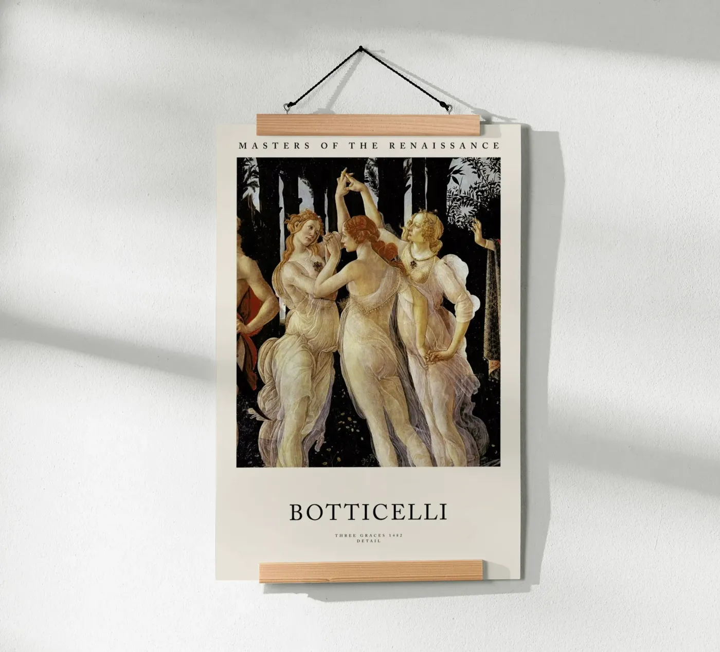 Botticelli - Three Graces poster da Vintage by JUNIQE