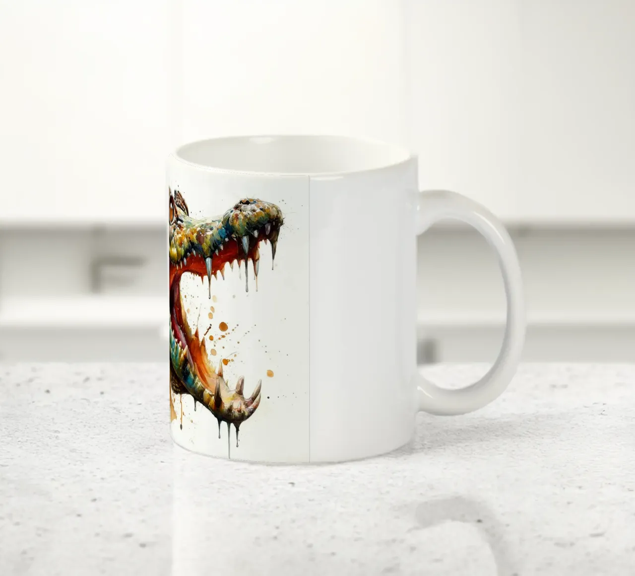 Sguardo del predatore tazza in ceramica da Chromatic Fusion Studio