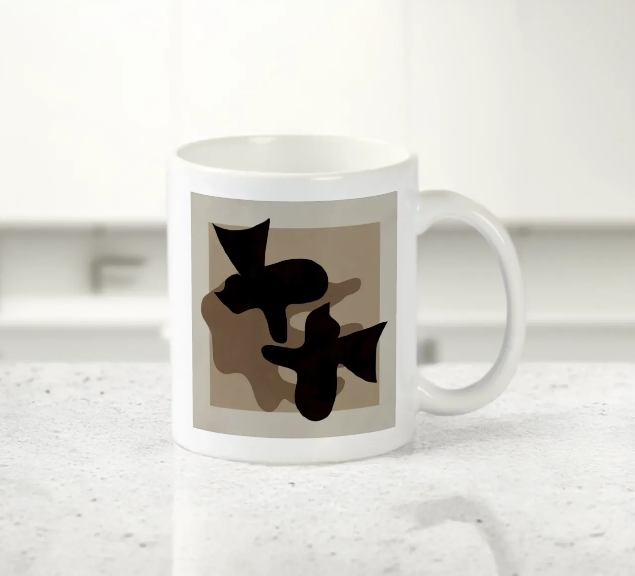 Taglio di carta della colomba tazza in ceramica da Little Dean