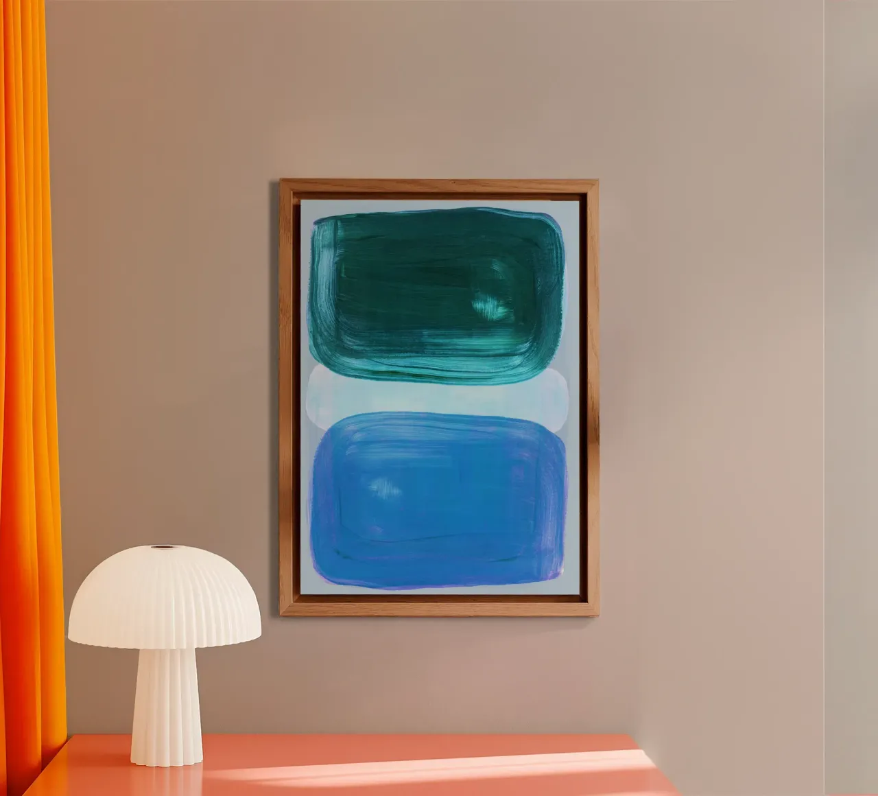Color Shapes 2 alluminio dibond da Mareike Böhmer