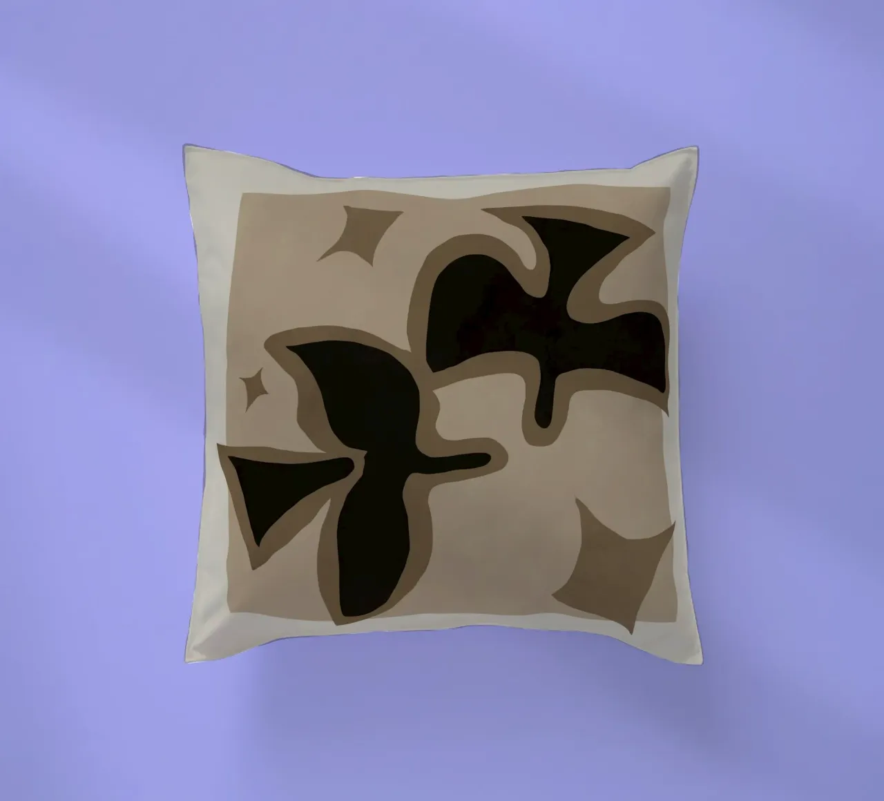 Colomba taglio carta 02 cuscino da Little Dean