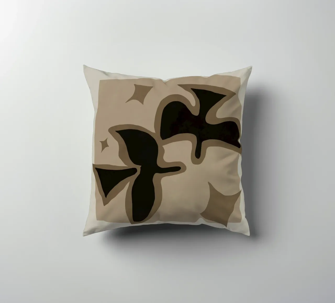Colomba taglio carta 02 cuscino da Little Dean