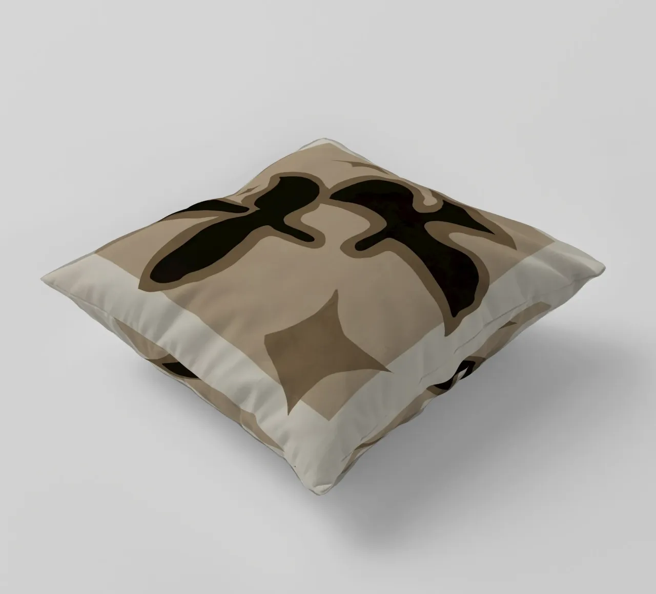 Colomba taglio carta 02 cuscino da Little Dean