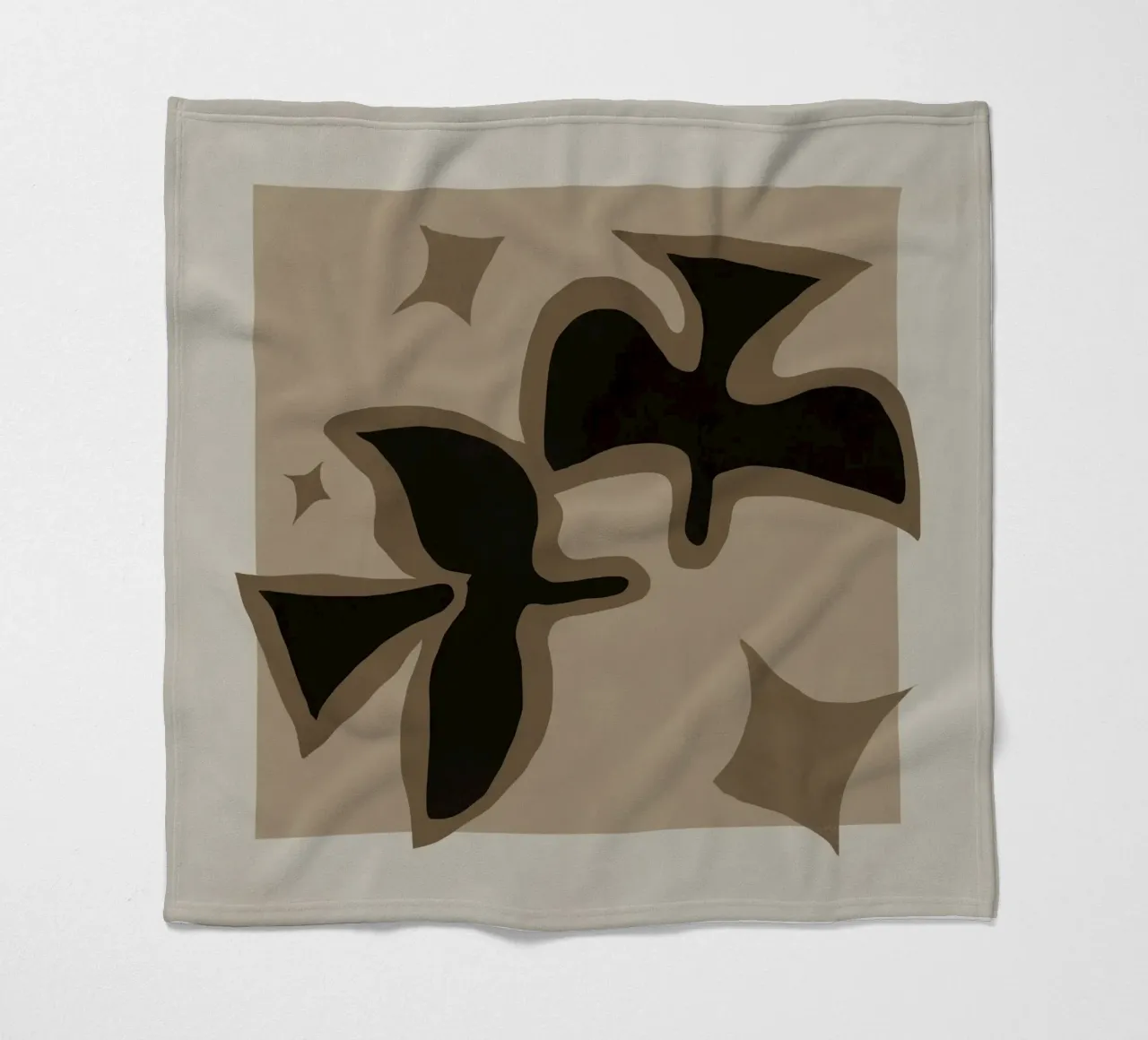 Colomba taglio carta 02 coperta in pile da Little Dean