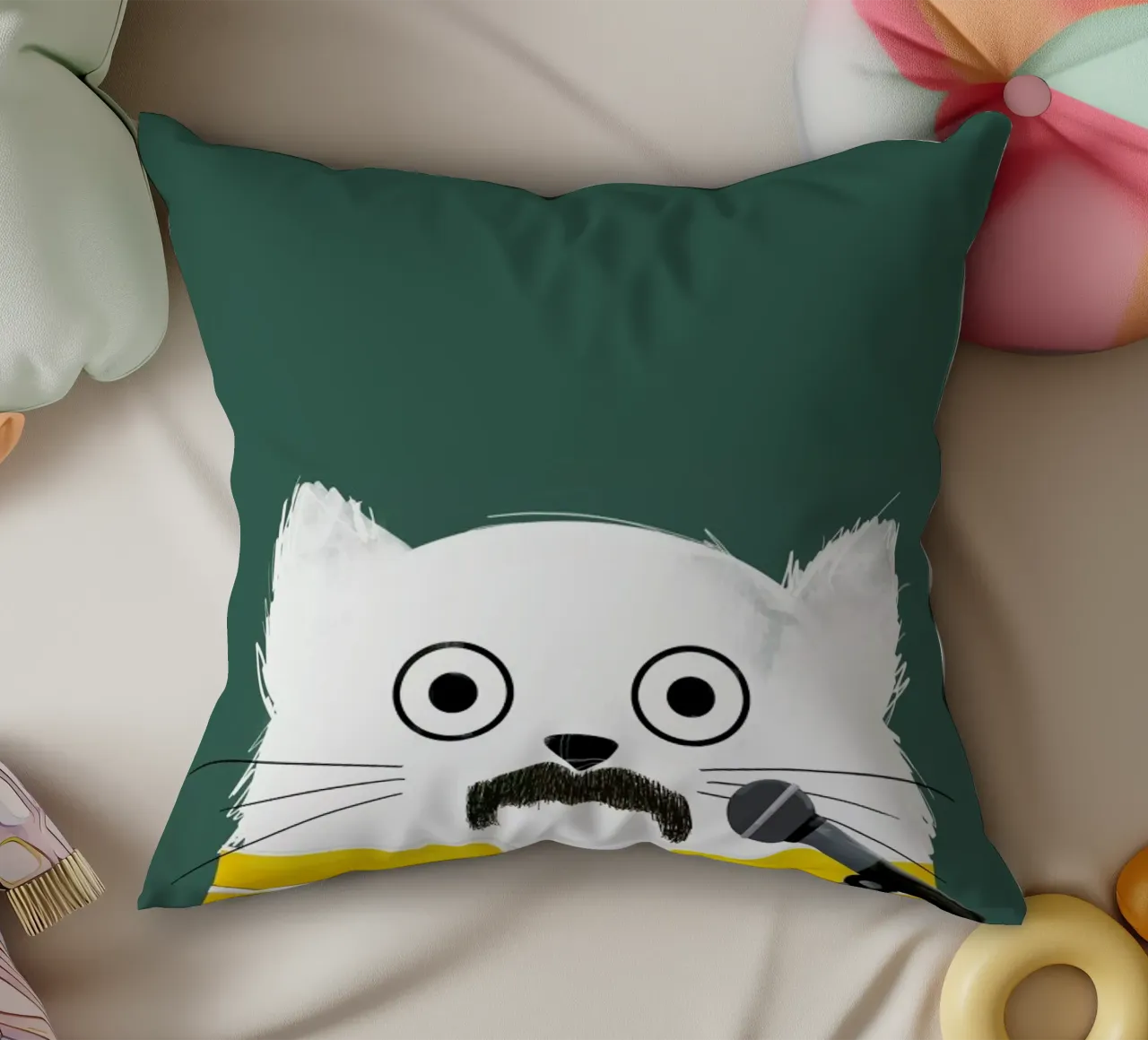 Cat Freddie cuscino da Doozal
