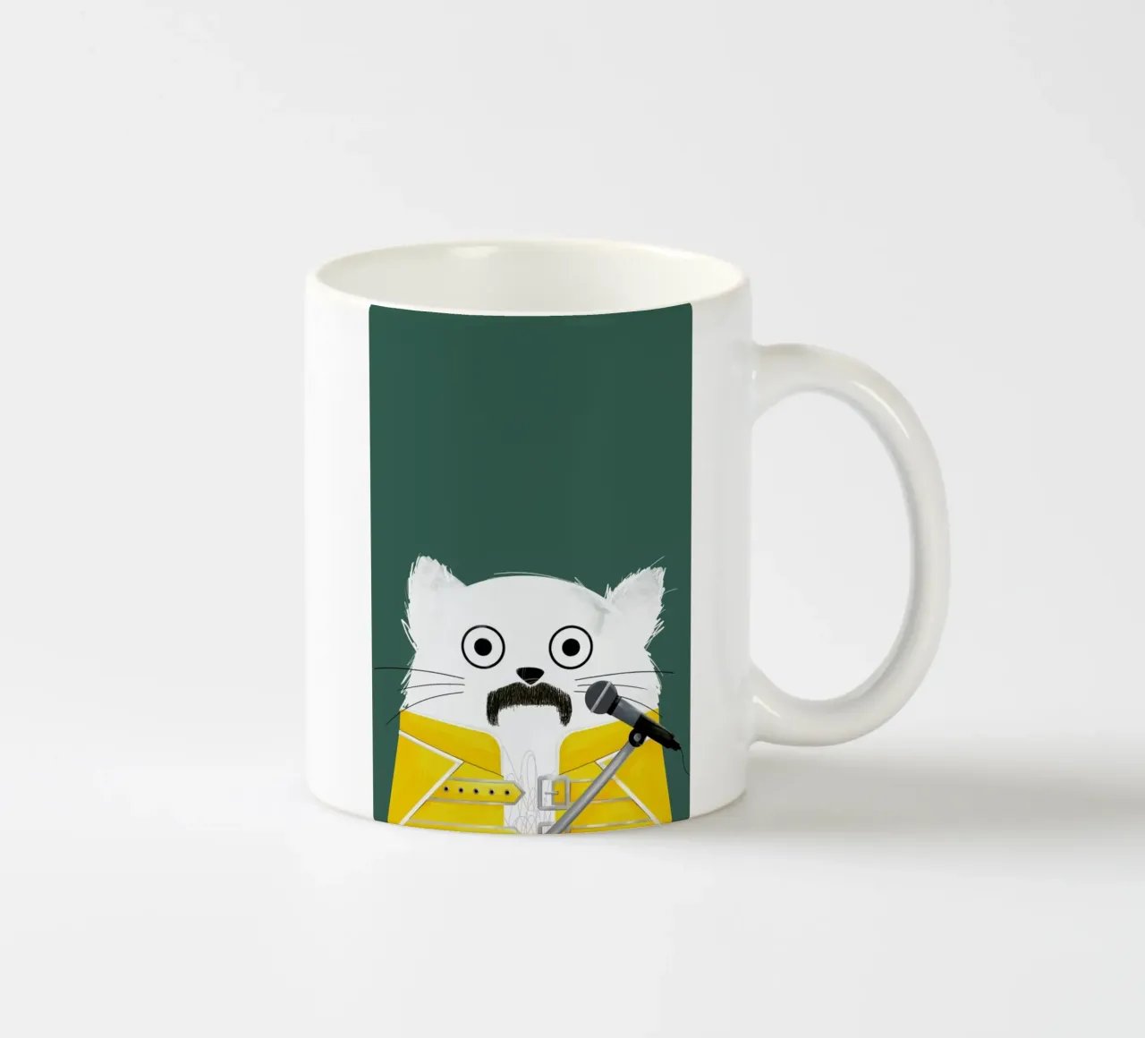 Cat Freddie tazza in ceramica da Doozal