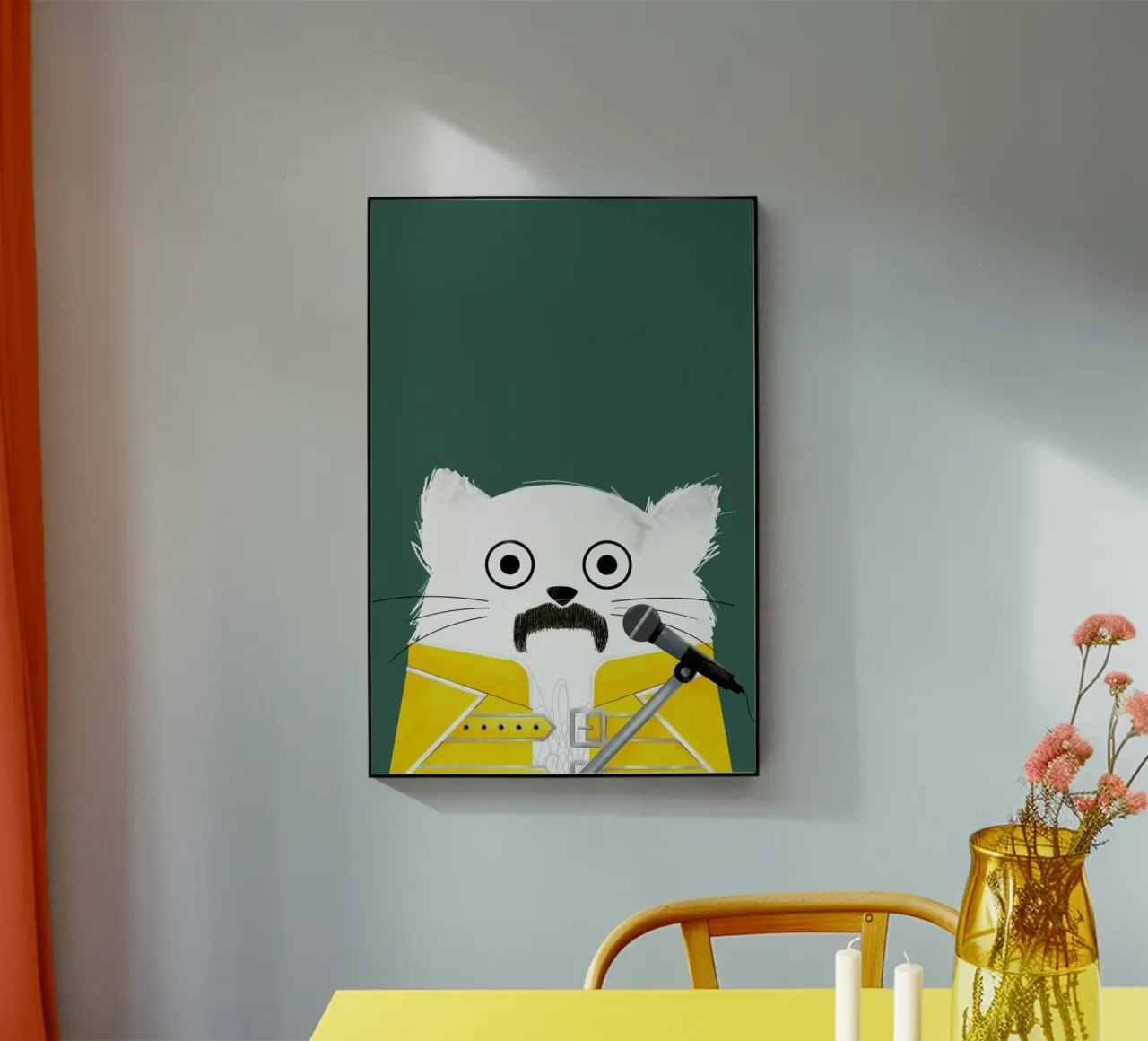 Cat Freddie plexiglass da Doozal