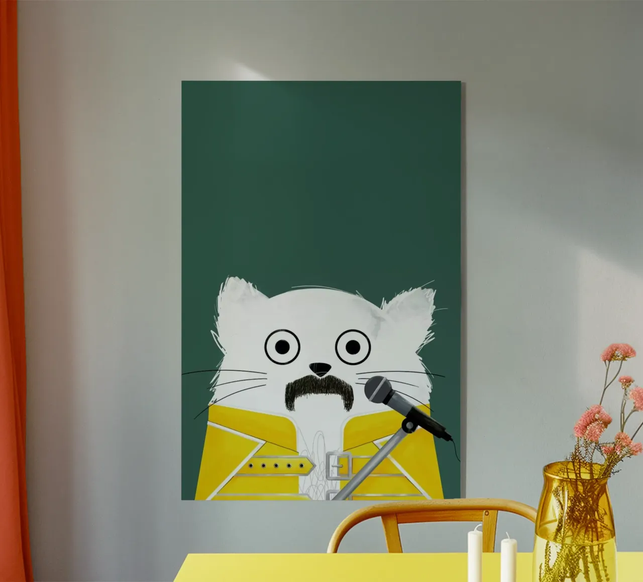 Cat Freddie plexiglass da Doozal