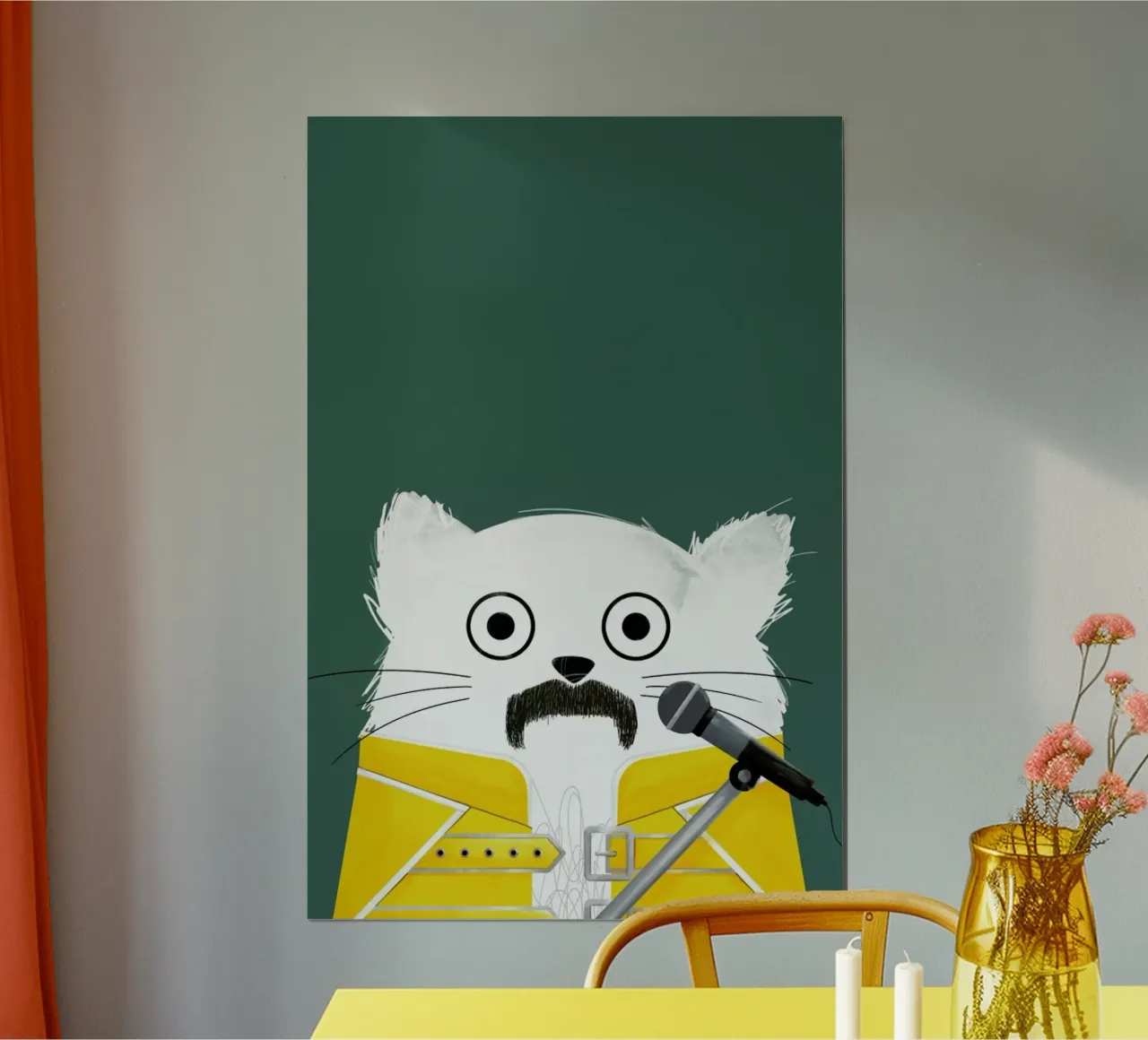 Cat Freddie carta hahnemühle da Doozal