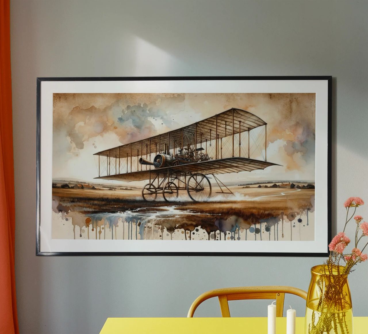 Imagined Flight in the 19th Century poster by Chromatic Fusion Studio