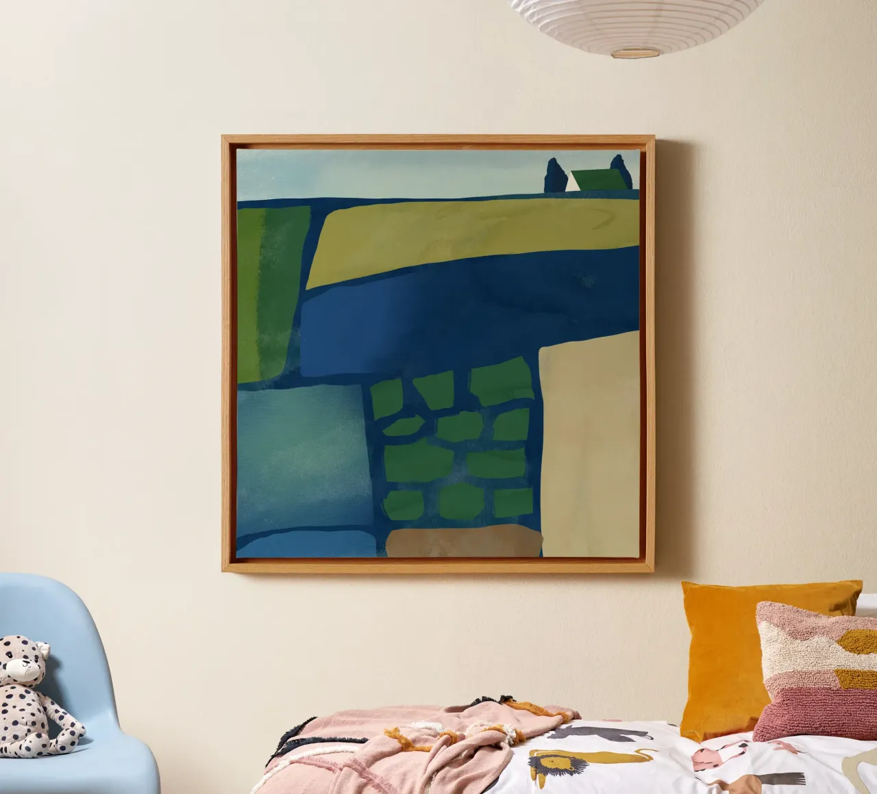 High garden canvas by Little Dean