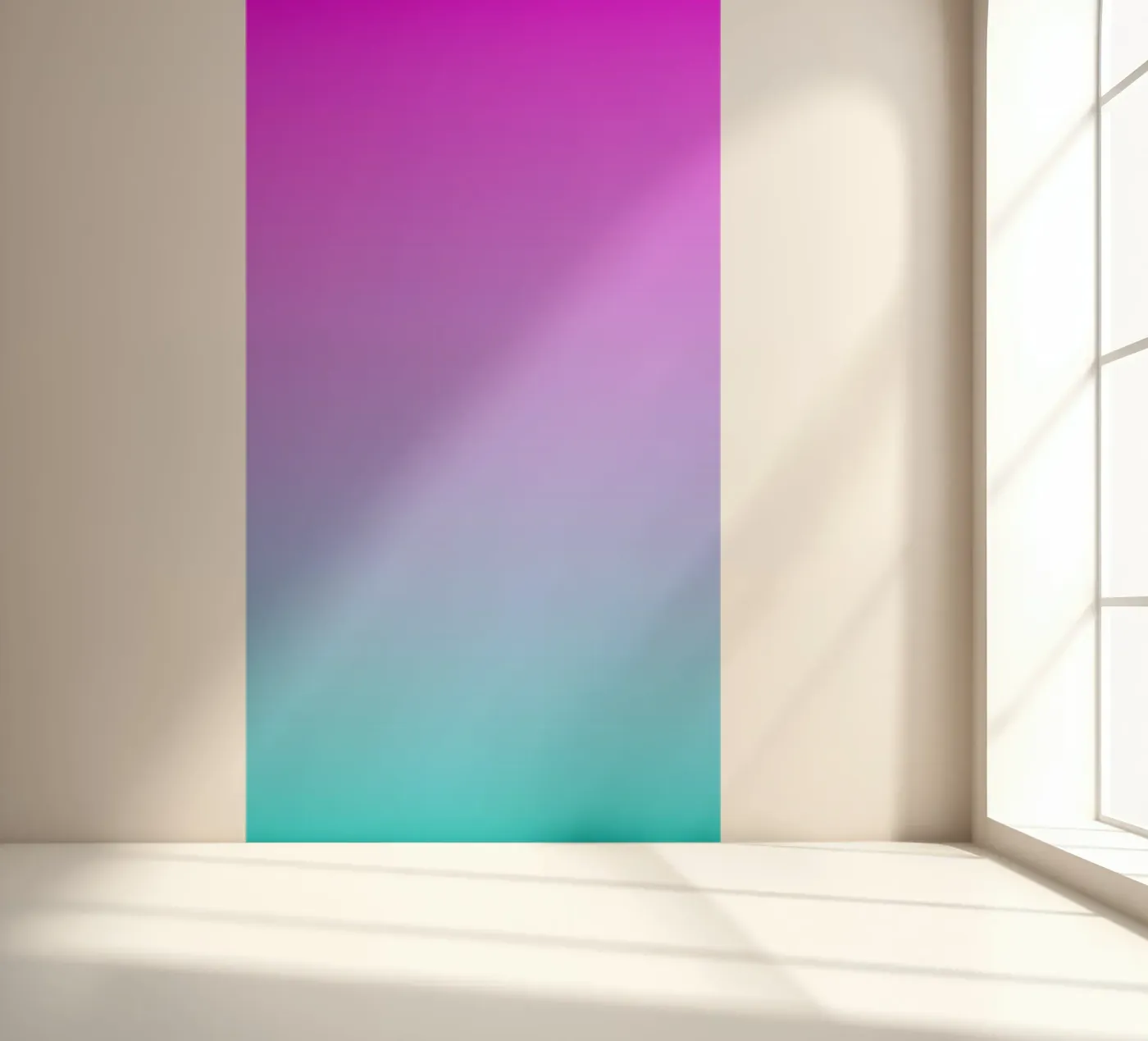 Gradient ONE fotobehang van UrbanART