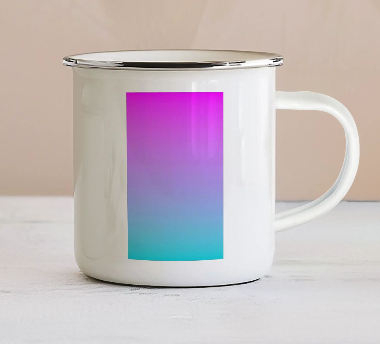 Gradient ONE tazza in smalto da Flo Klein