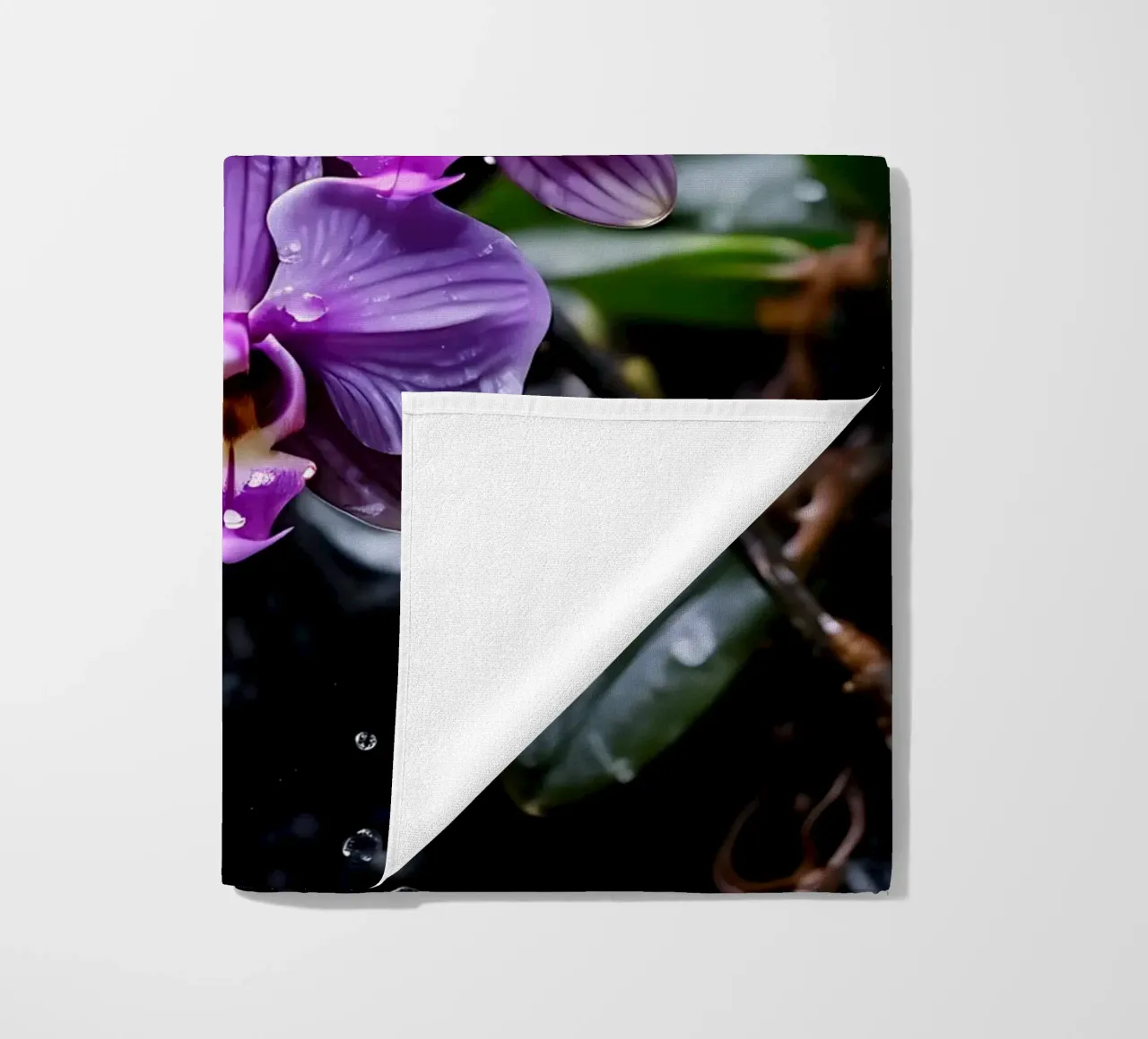 Orchidee con pietre_3 telo mare da Farb- und Blütenzauber by LK