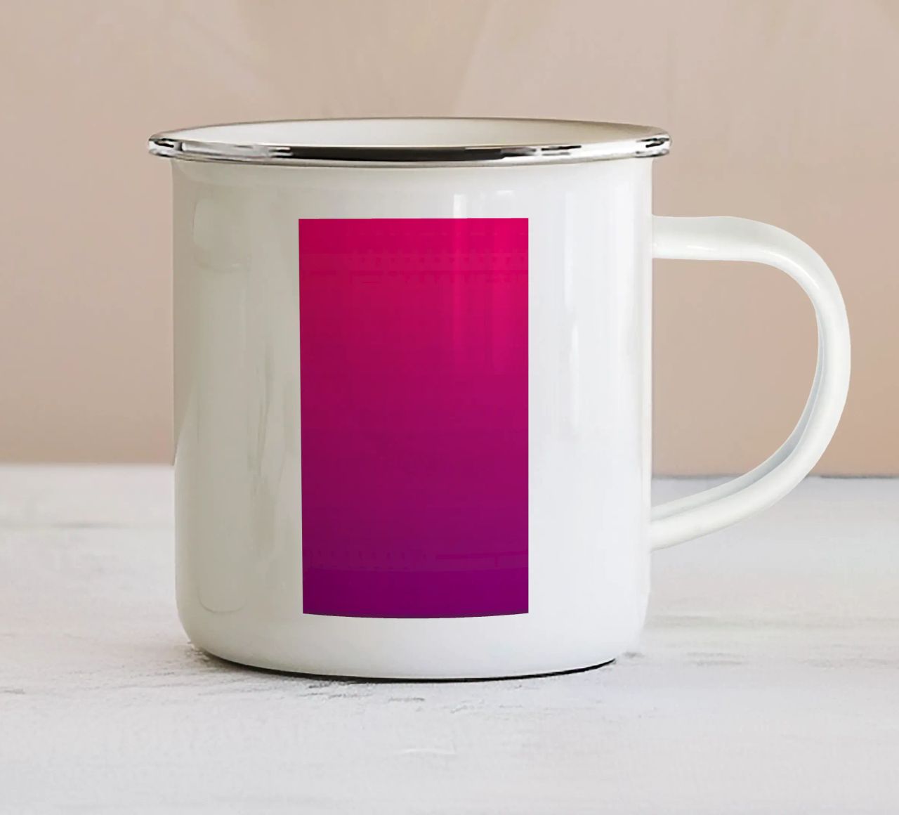 Gradient THREE tazza in smalto da Flo Klein