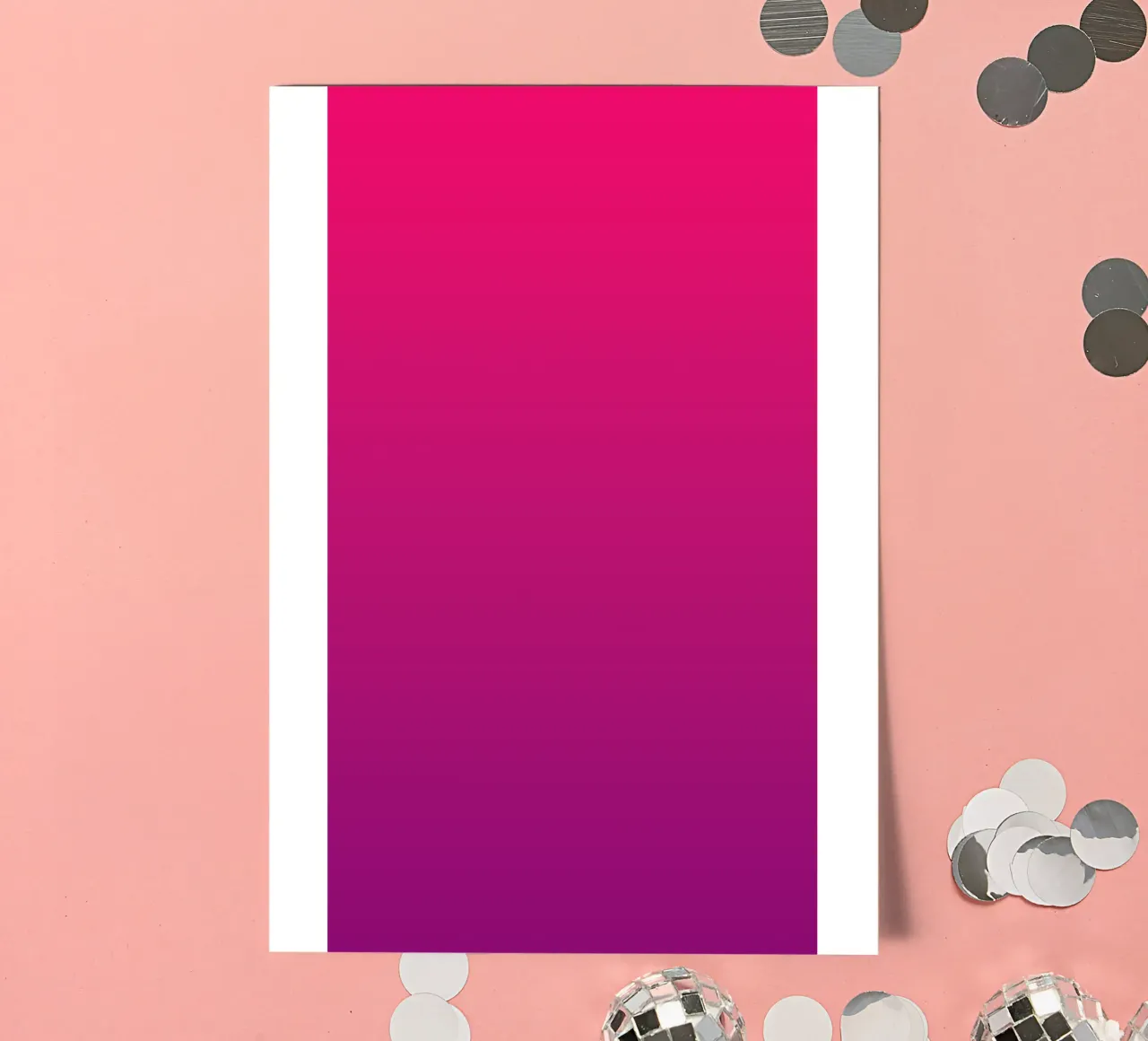 Gradient THREE sticker sheet by Flo Klein Gallery