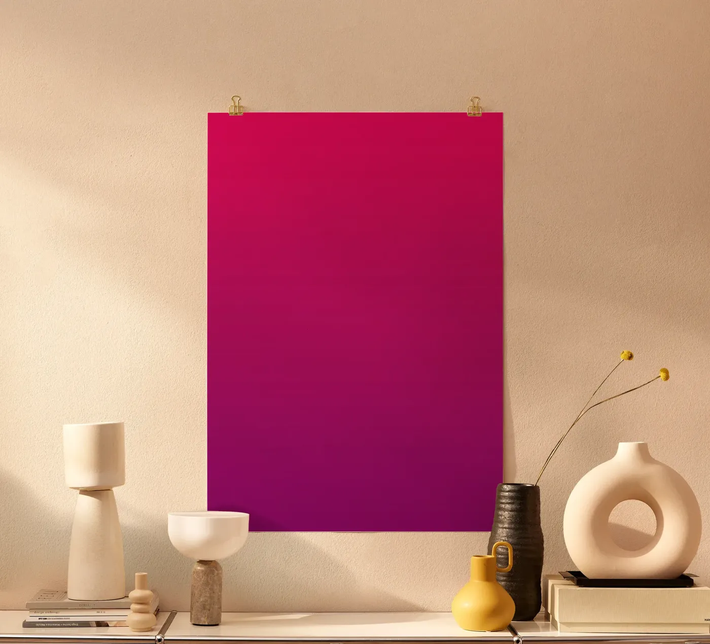 Gradient THREE poster van UrbanART