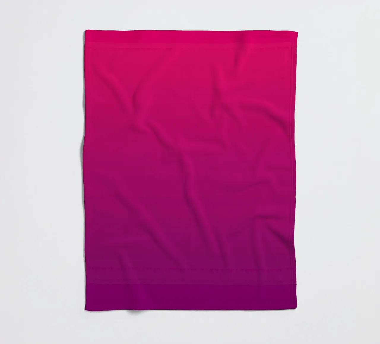 Gradient THREE fleece blanket by Flo Klein
